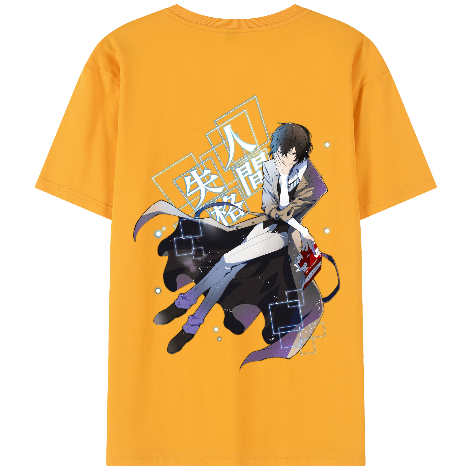 （画像用） 文豪ストレイドッグス Bungo Stray Dogs 綿100％半袖Tシャツ（背面プリント）