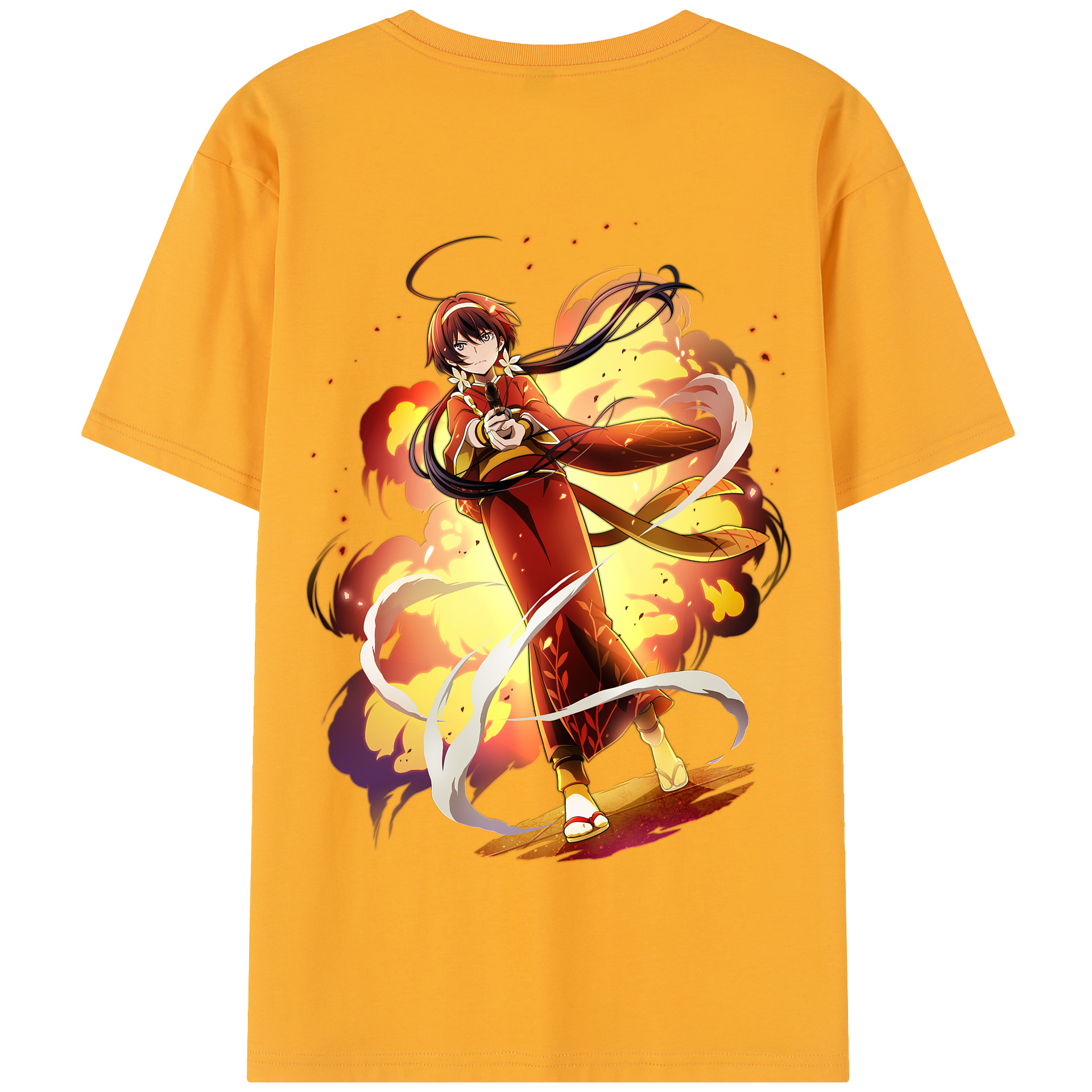 （画像用） 文豪ストレイドッグス Bungo Stray Dogs 綿100％半袖Tシャツ（背面プリント）