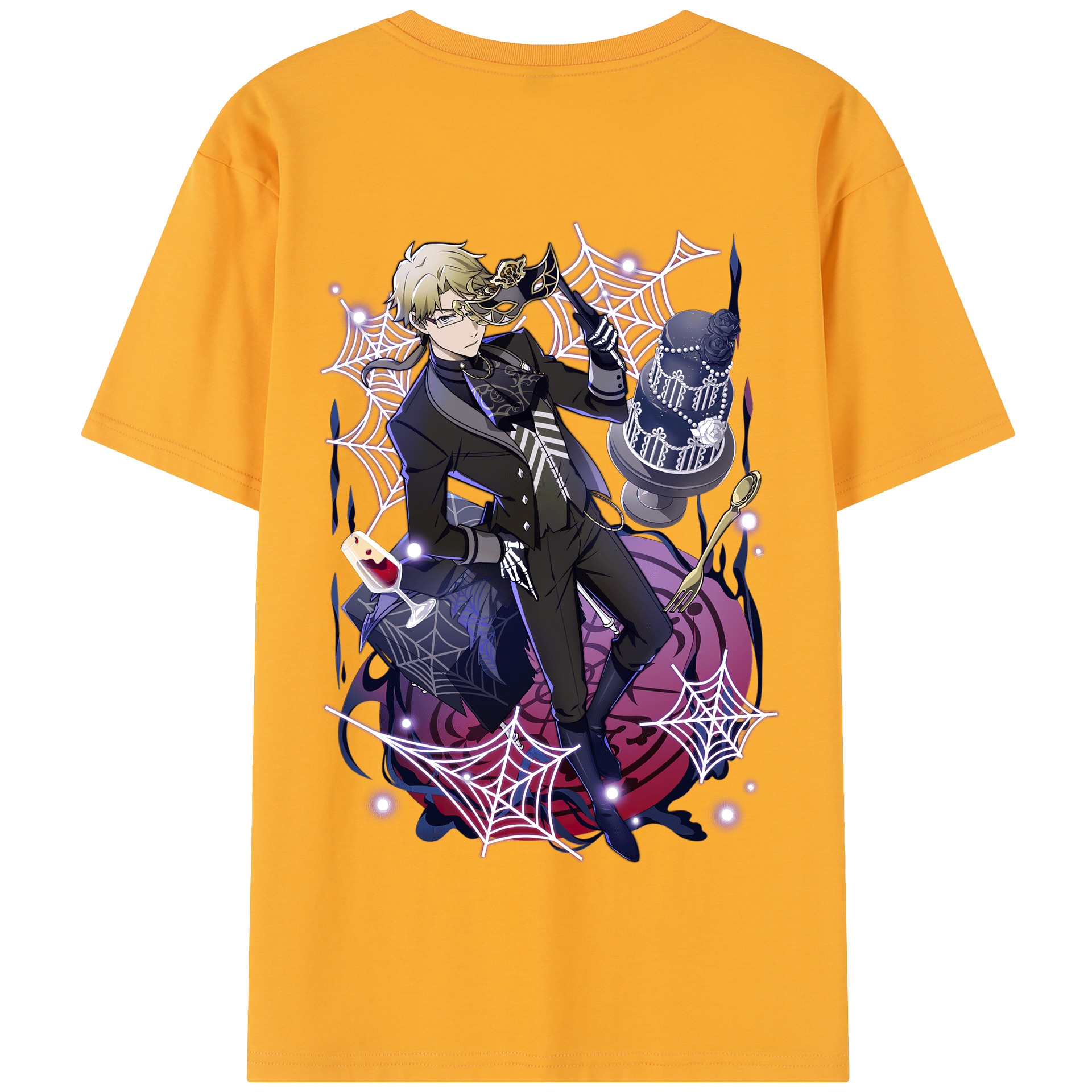（画像用） 文豪ストレイドッグス Bungo Stray Dogs 綿100％半袖Tシャツ（背面プリント）