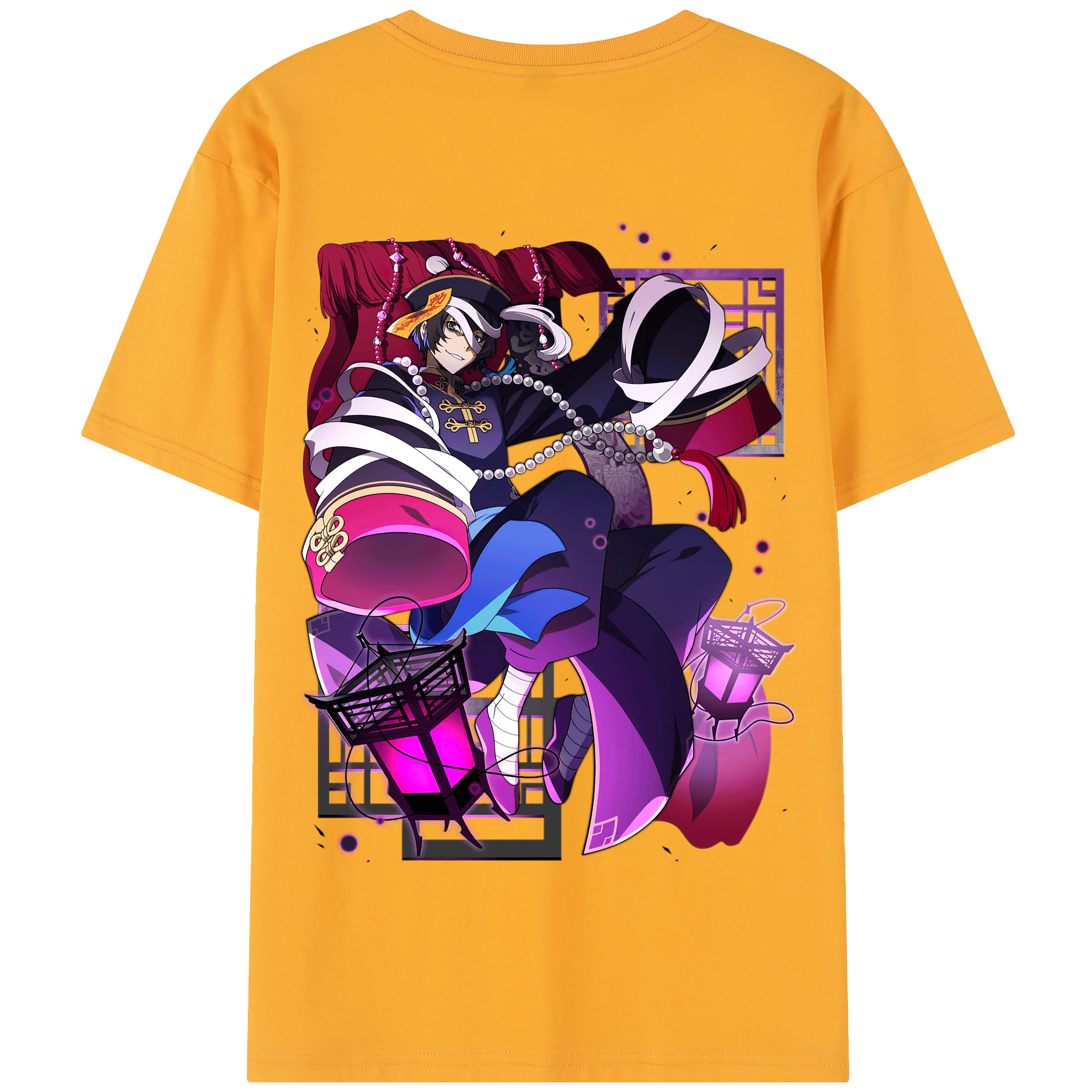 （画像用） 文豪ストレイドッグス Bungo Stray Dogs 綿100％半袖Tシャツ（背面プリント）