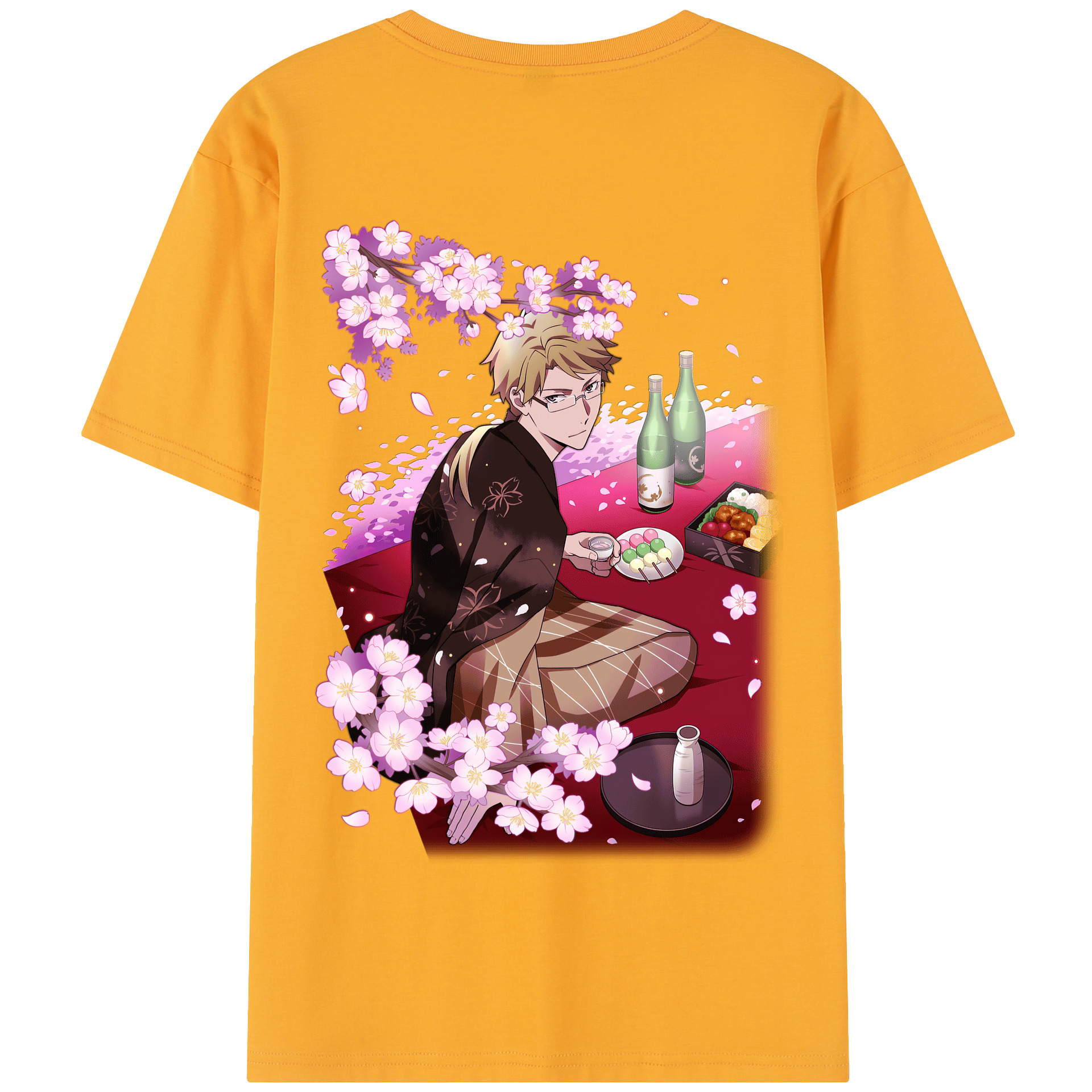 （画像用） 文豪ストレイドッグス Bungo Stray Dogs 綿100％半袖Tシャツ（背面プリント）