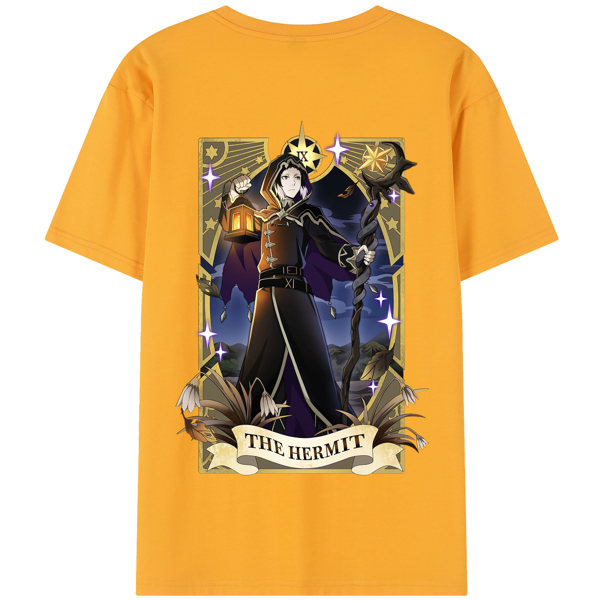 （画像用） 文豪ストレイドッグス Bungo Stray Dogs 綿100％半袖Tシャツ（背面プリント）