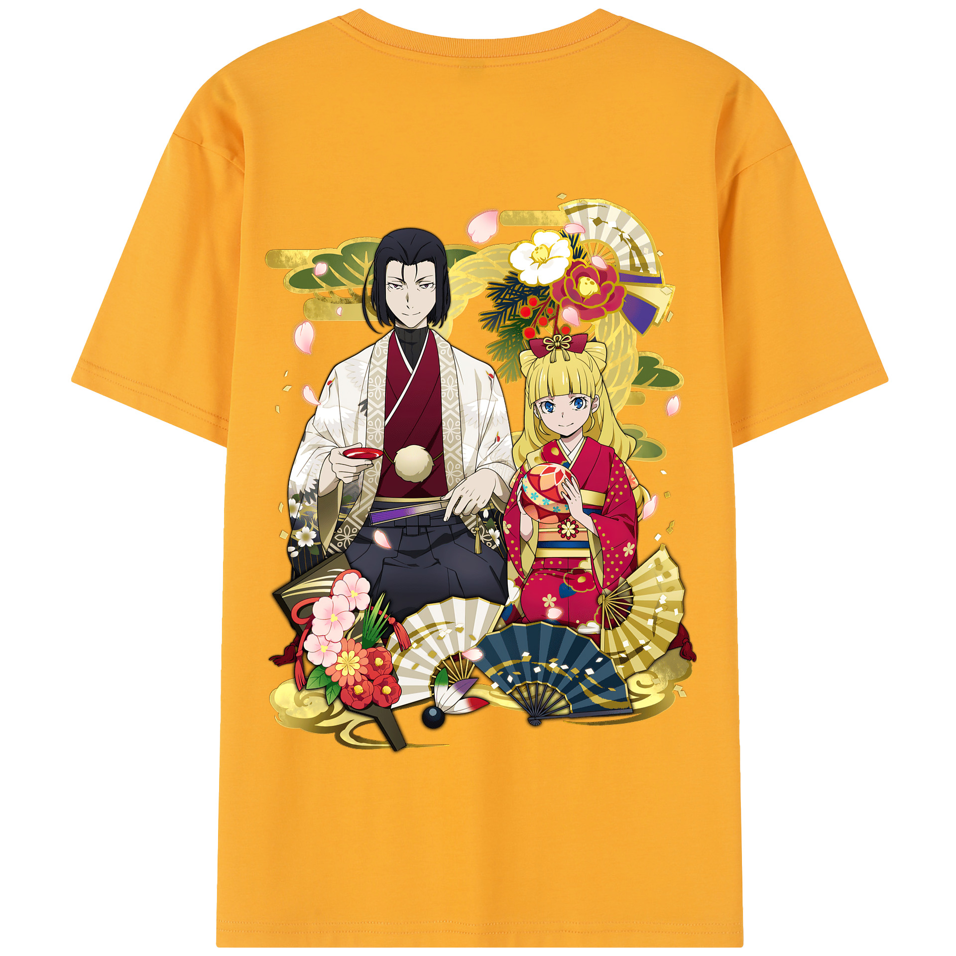 （画像用） 文豪ストレイドッグス Bungo Stray Dogs 綿100％半袖Tシャツ（背面プリント）