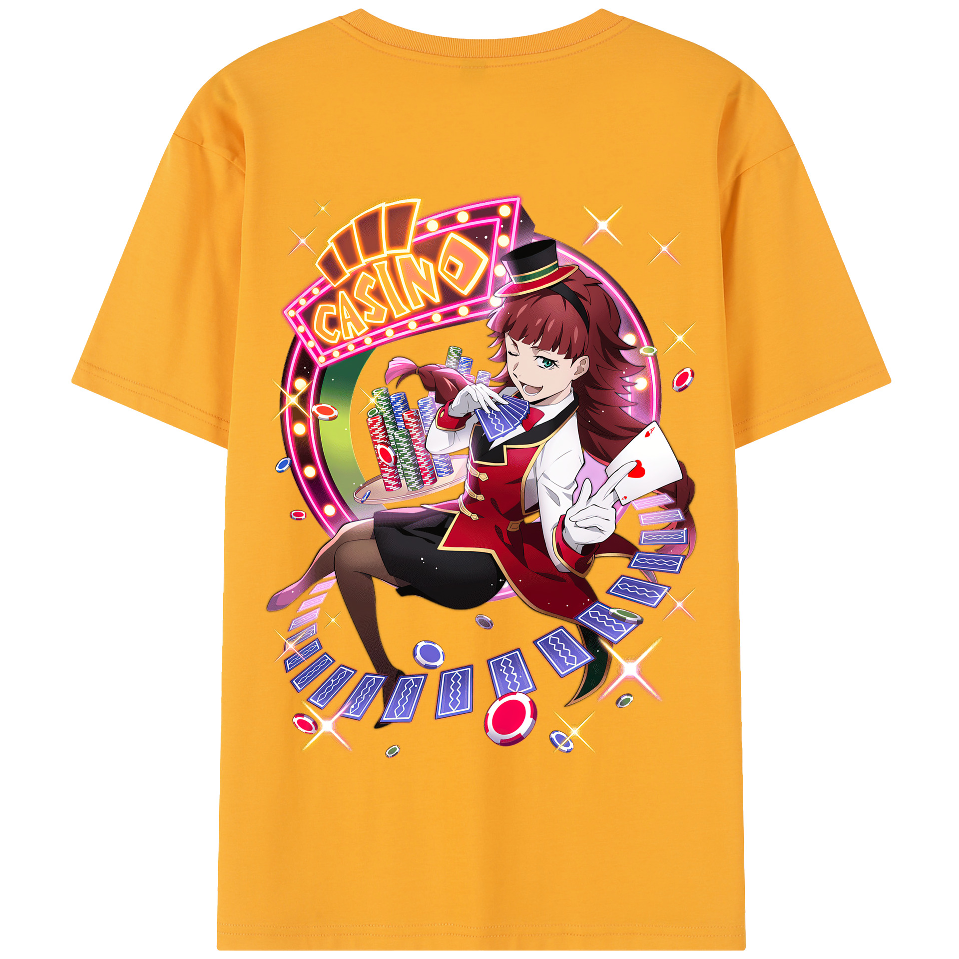 （画像用） 文豪ストレイドッグス Bungo Stray Dogs 綿100％半袖Tシャツ（背面プリント）