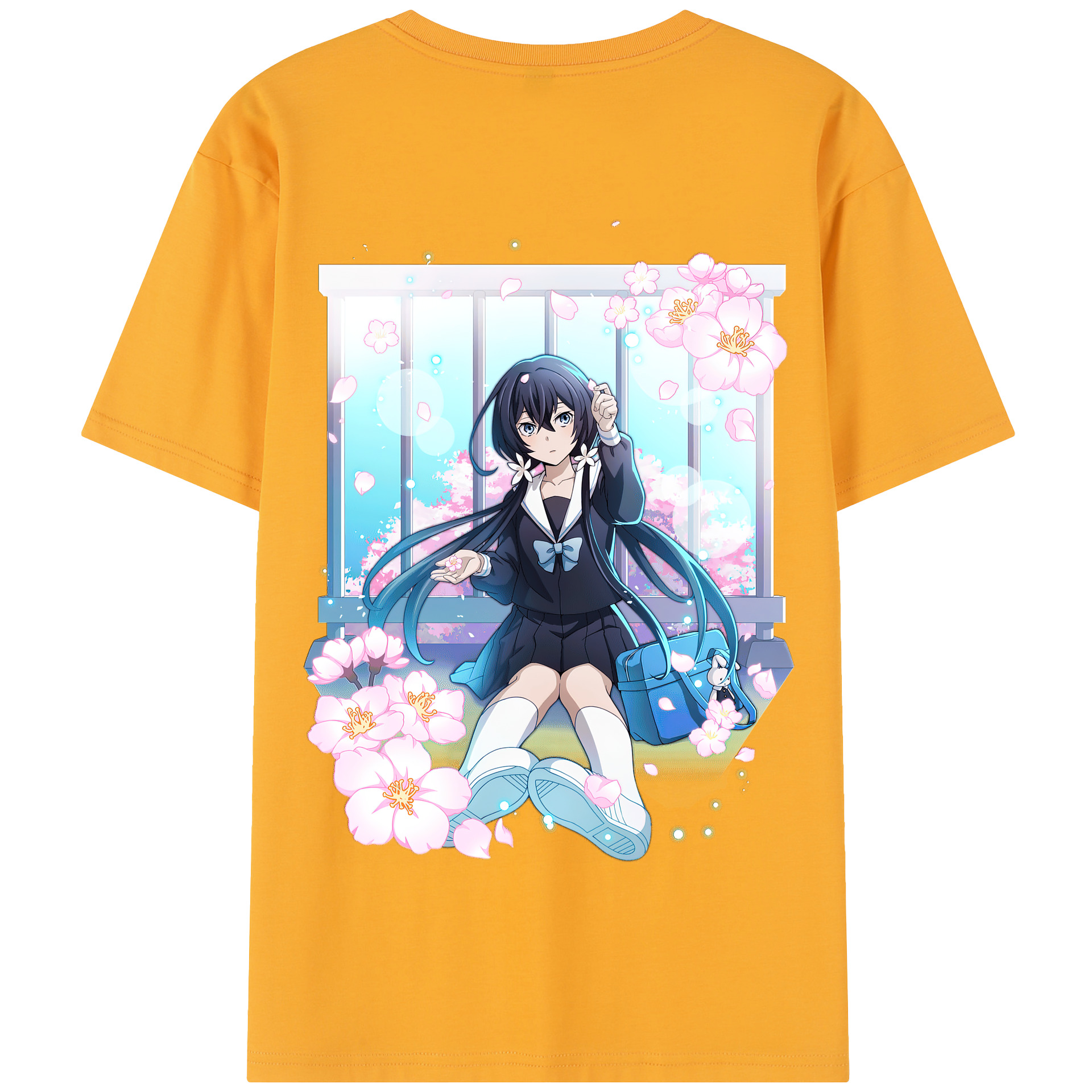 （画像用） 文豪ストレイドッグス Bungo Stray Dogs 綿100％半袖Tシャツ（背面プリント）