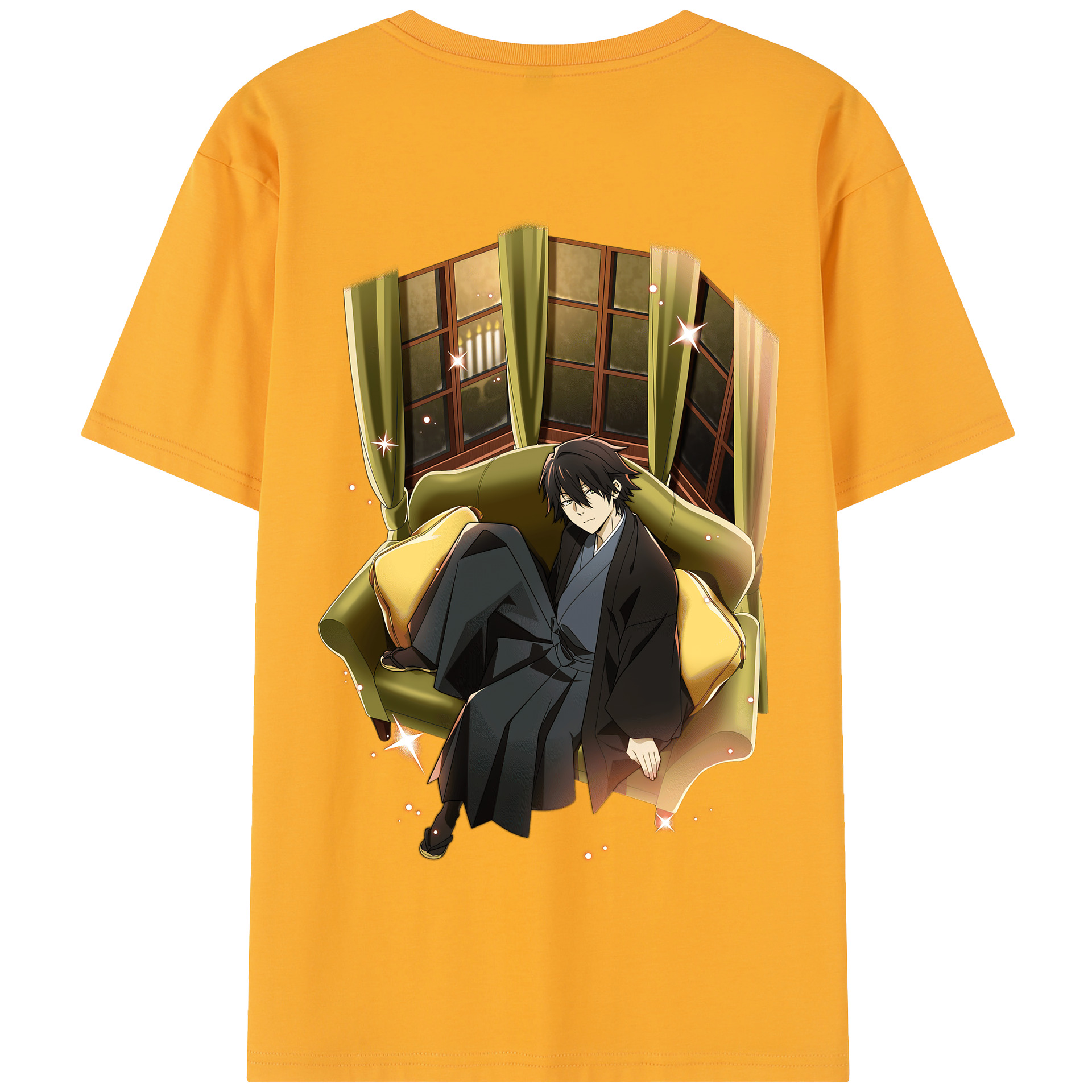 （画像用） 文豪ストレイドッグス Bungo Stray Dogs 綿100％半袖Tシャツ（背面プリント）