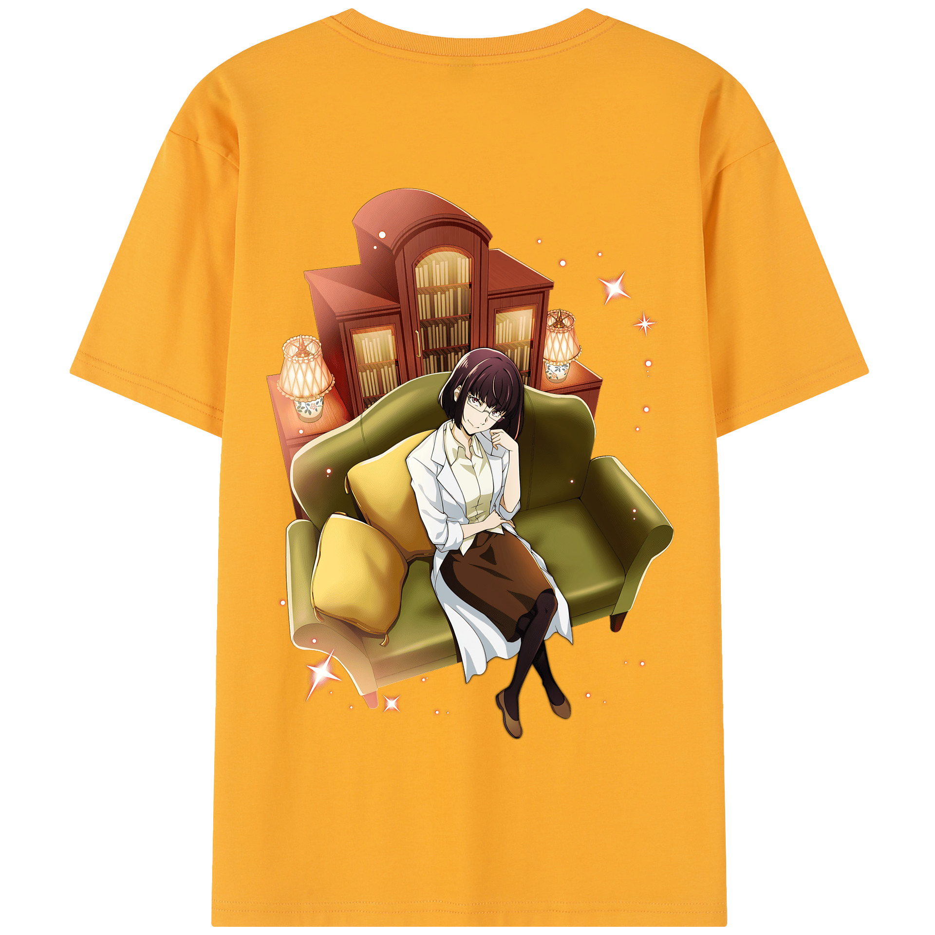 （画像用） 文豪ストレイドッグス Bungo Stray Dogs 綿100％半袖Tシャツ（背面プリント）