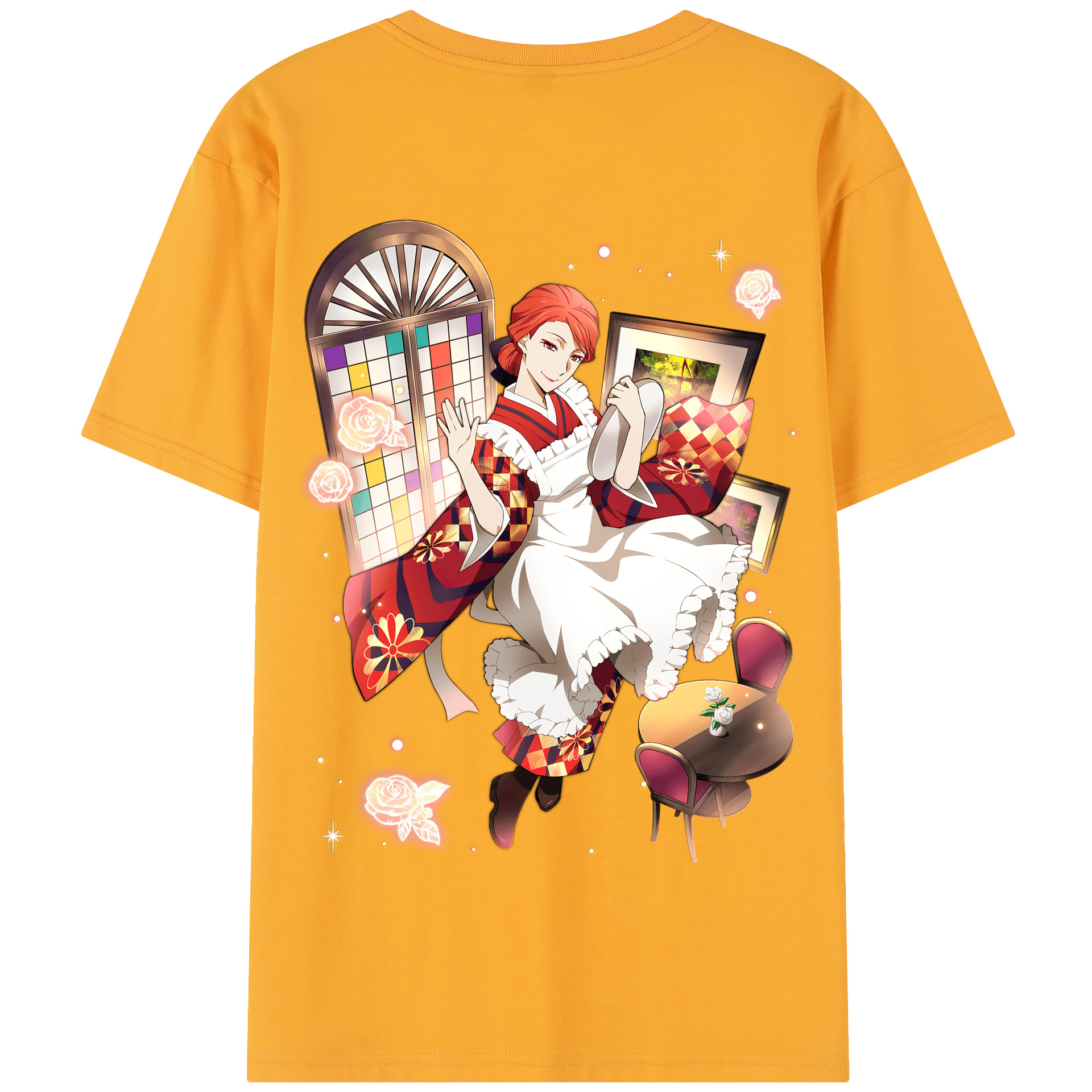 （画像用） 文豪ストレイドッグス Bungo Stray Dogs 綿100％半袖Tシャツ（背面プリント）