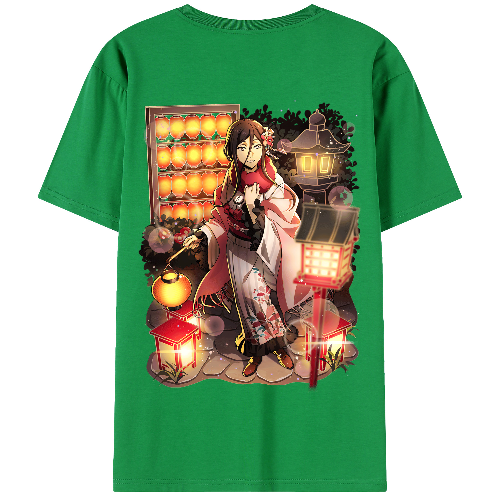 （画像用） 文豪ストレイドッグス Bungo Stray Dogs 綿100％半袖Tシャツ（背面プリント）