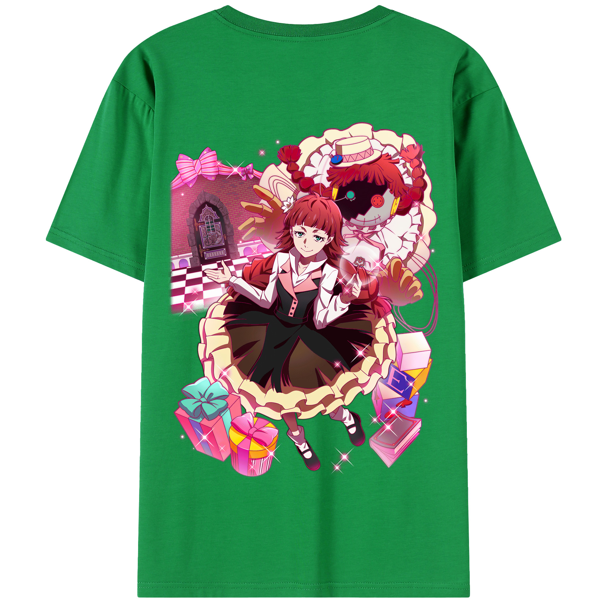 （画像用） 文豪ストレイドッグス Bungo Stray Dogs 綿100％半袖Tシャツ（背面プリント）