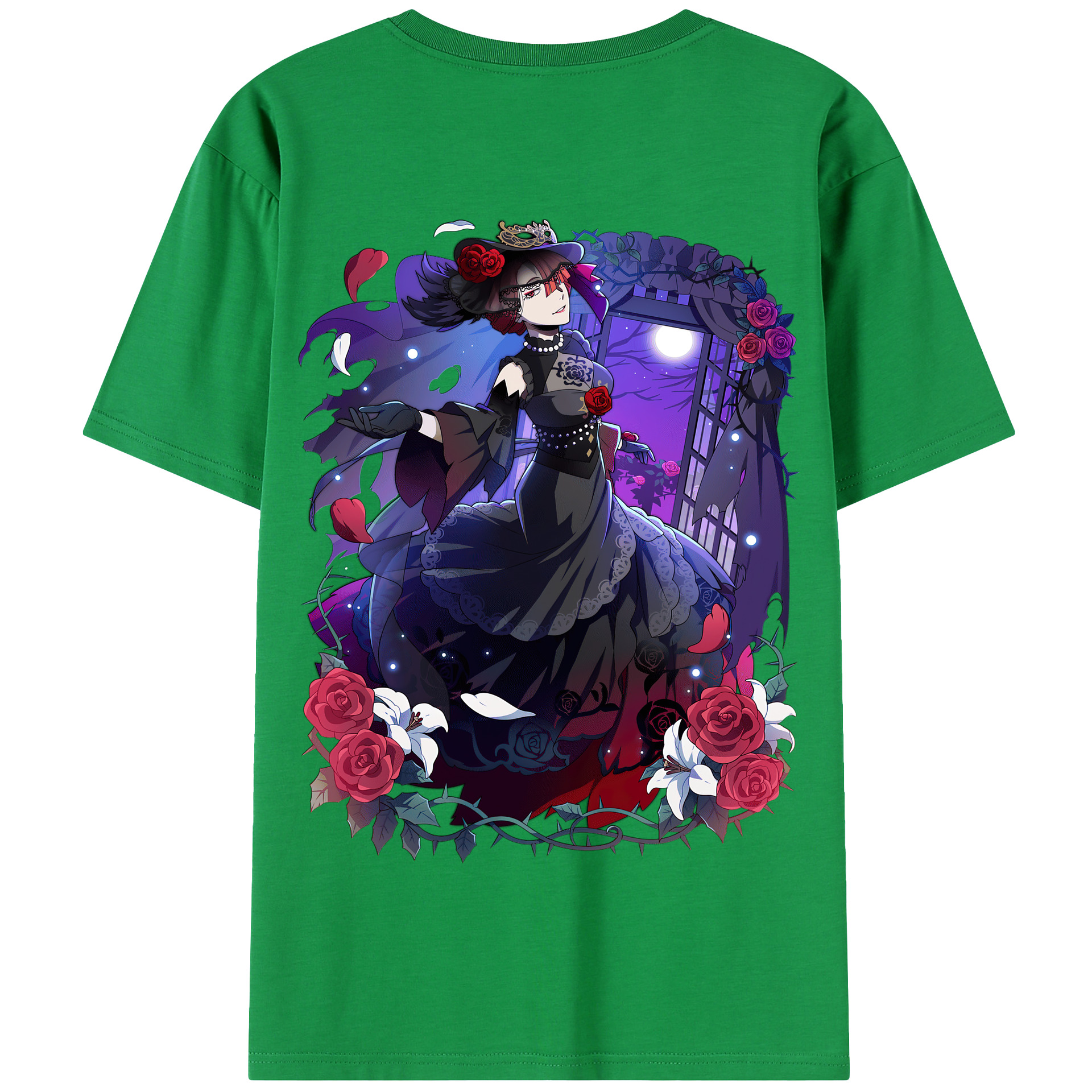 （画像用） 文豪ストレイドッグス Bungo Stray Dogs 綿100％半袖Tシャツ（背面プリント）