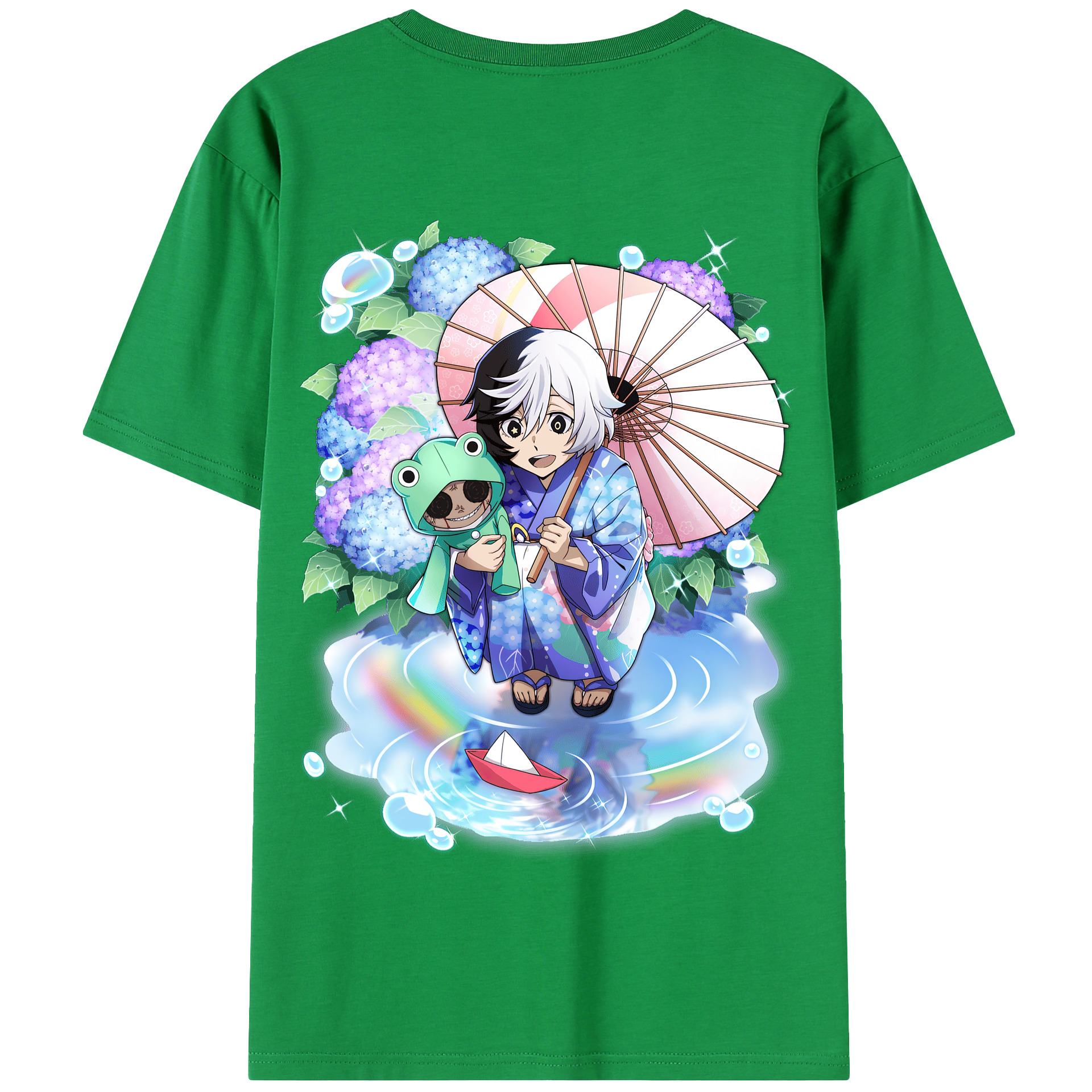 （画像用） 文豪ストレイドッグス Bungo Stray Dogs 綿100％半袖Tシャツ（背面プリント）