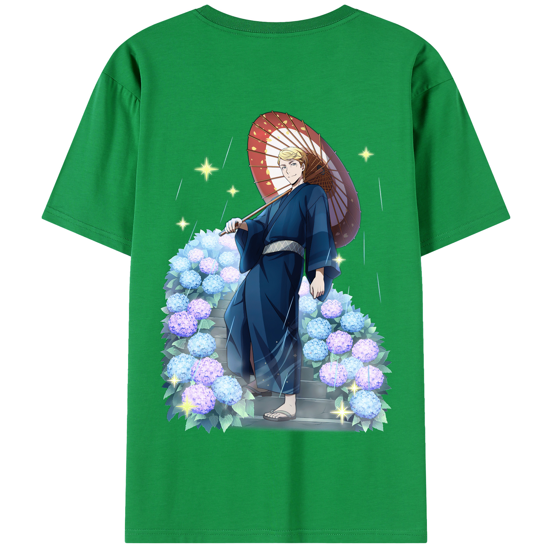 （画像用） 文豪ストレイドッグス Bungo Stray Dogs 綿100％半袖Tシャツ（背面プリント）