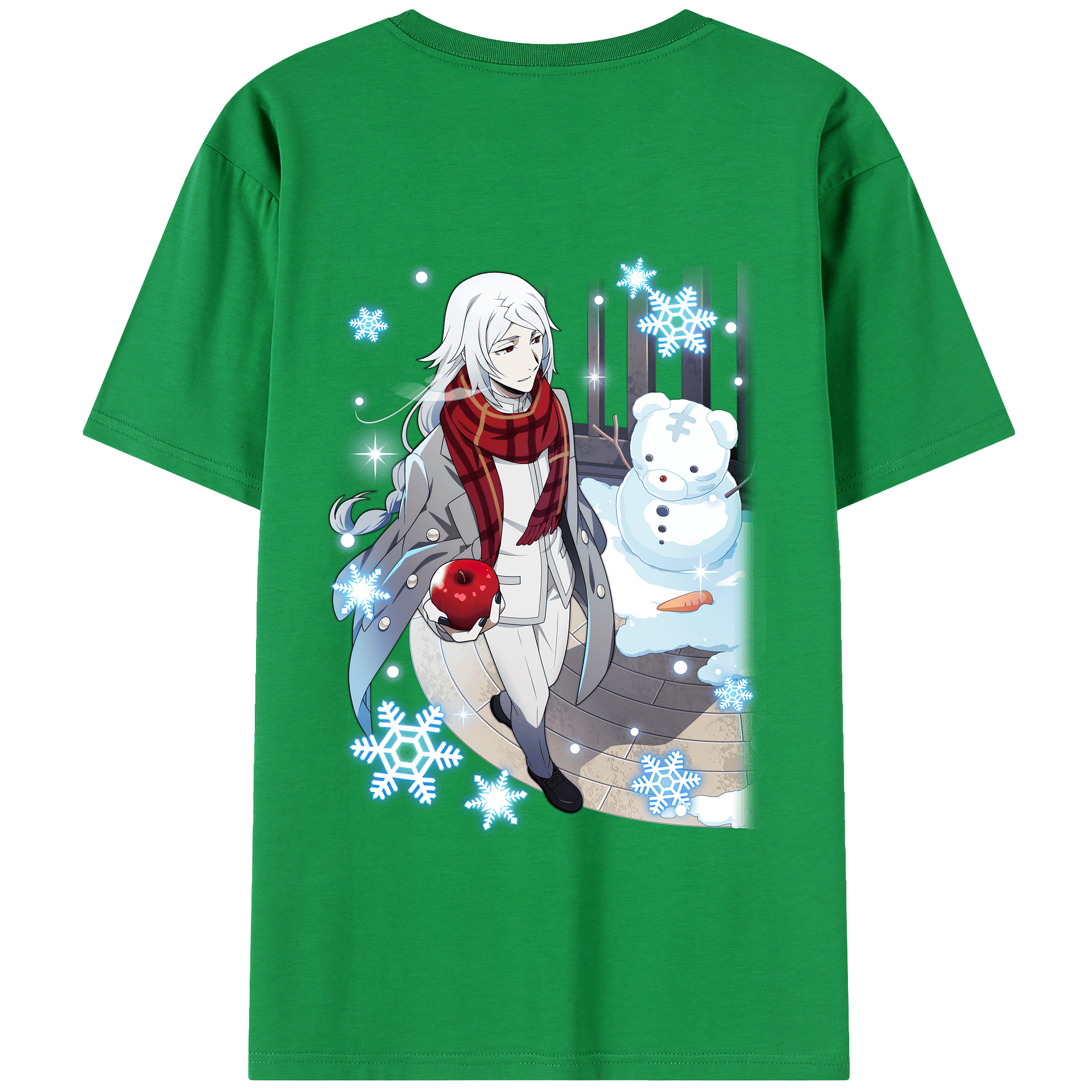 （画像用） 文豪ストレイドッグス Bungo Stray Dogs 綿100％半袖Tシャツ（背面プリント）