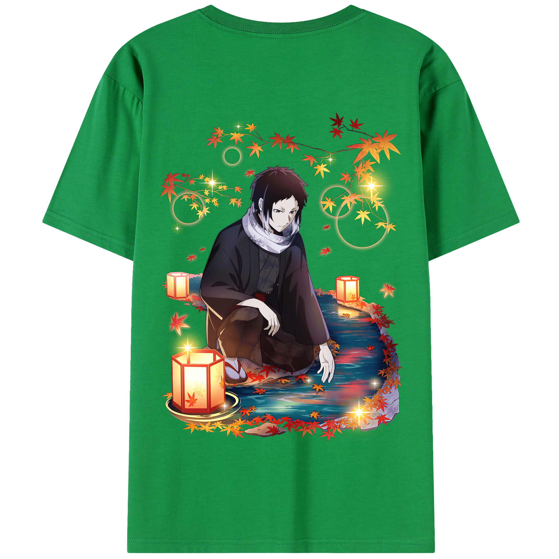 （画像用） 文豪ストレイドッグス Bungo Stray Dogs 綿100％半袖Tシャツ（背面プリント）