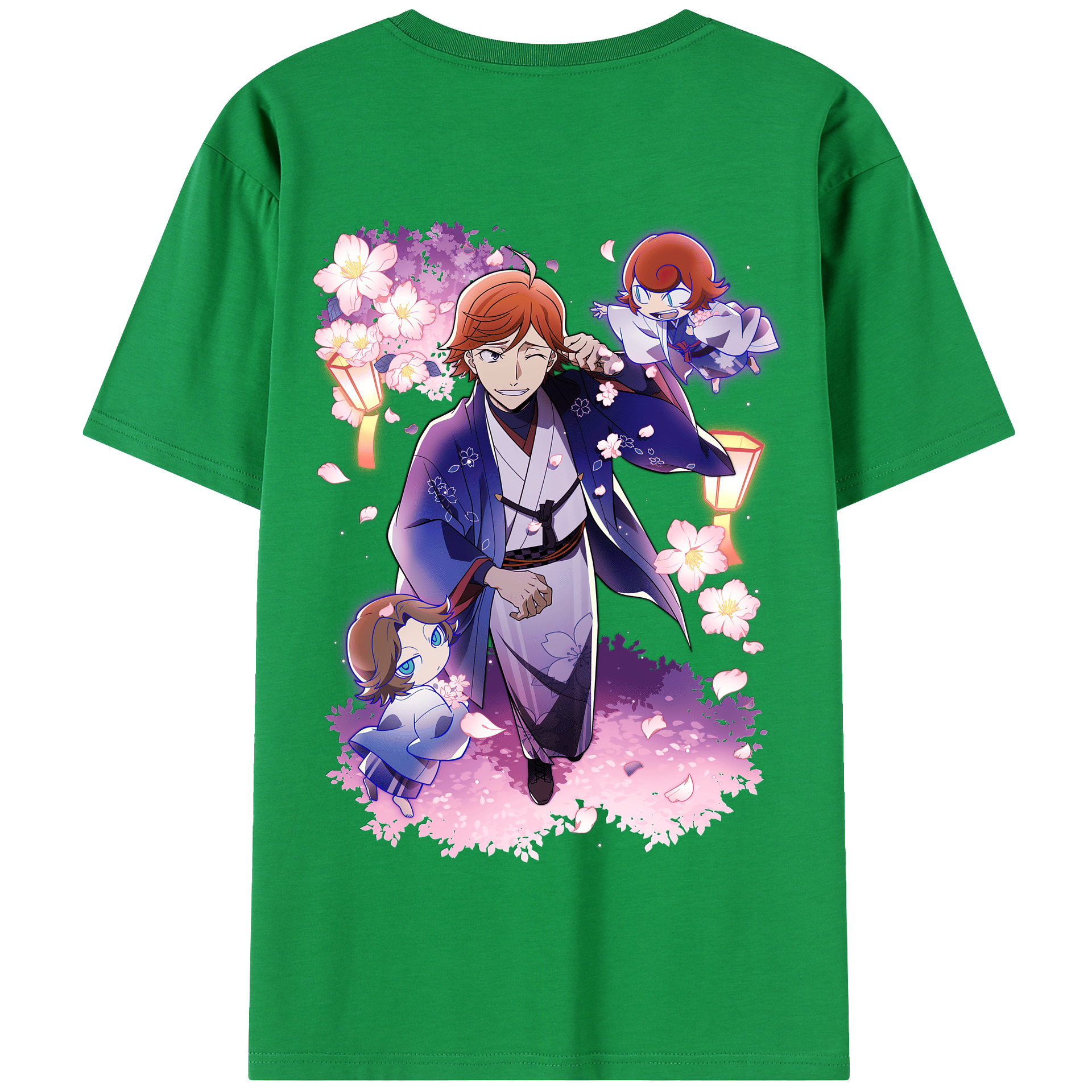 （画像用） 文豪ストレイドッグス Bungo Stray Dogs 綿100％半袖Tシャツ（背面プリント）