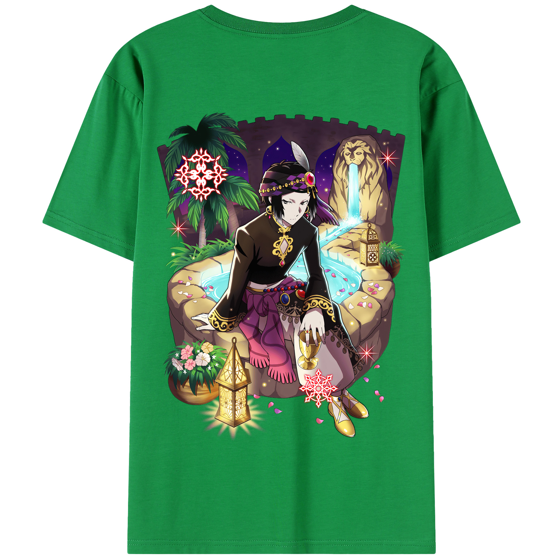 （画像用） 文豪ストレイドッグス Bungo Stray Dogs 綿100％半袖Tシャツ（背面プリント）