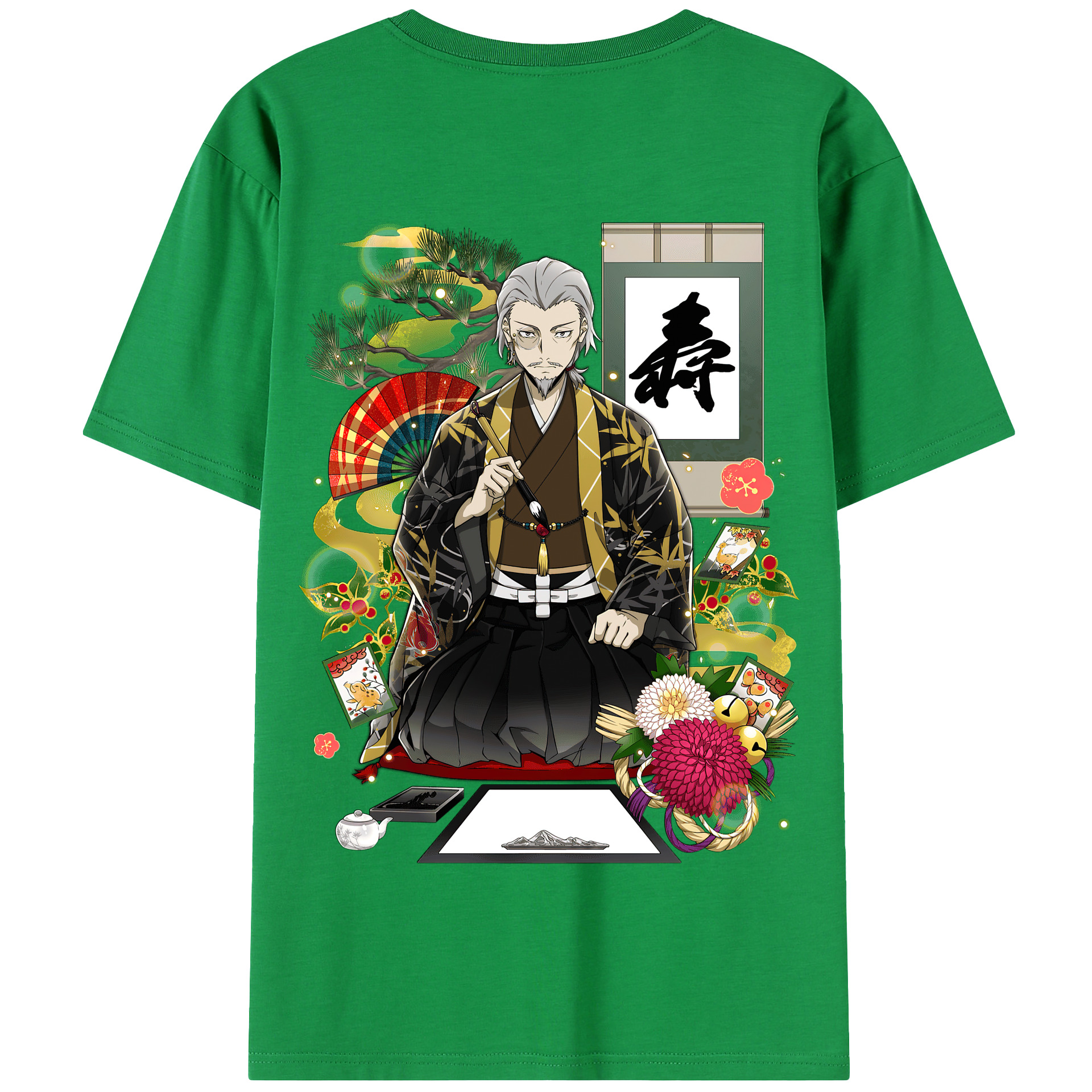（画像用） 文豪ストレイドッグス Bungo Stray Dogs 綿100％半袖Tシャツ（背面プリント）