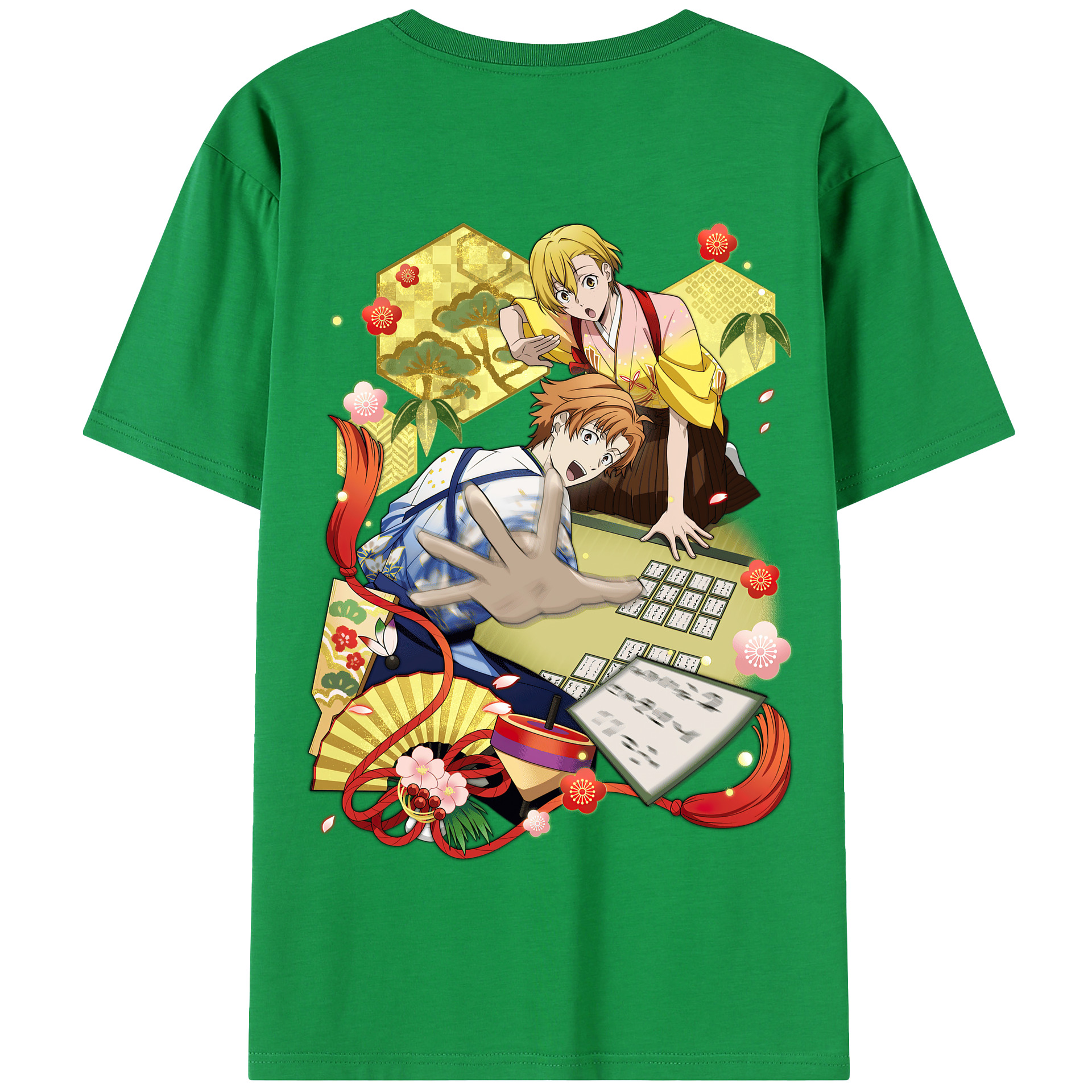 （画像用） 文豪ストレイドッグス Bungo Stray Dogs 綿100％半袖Tシャツ（背面プリント）