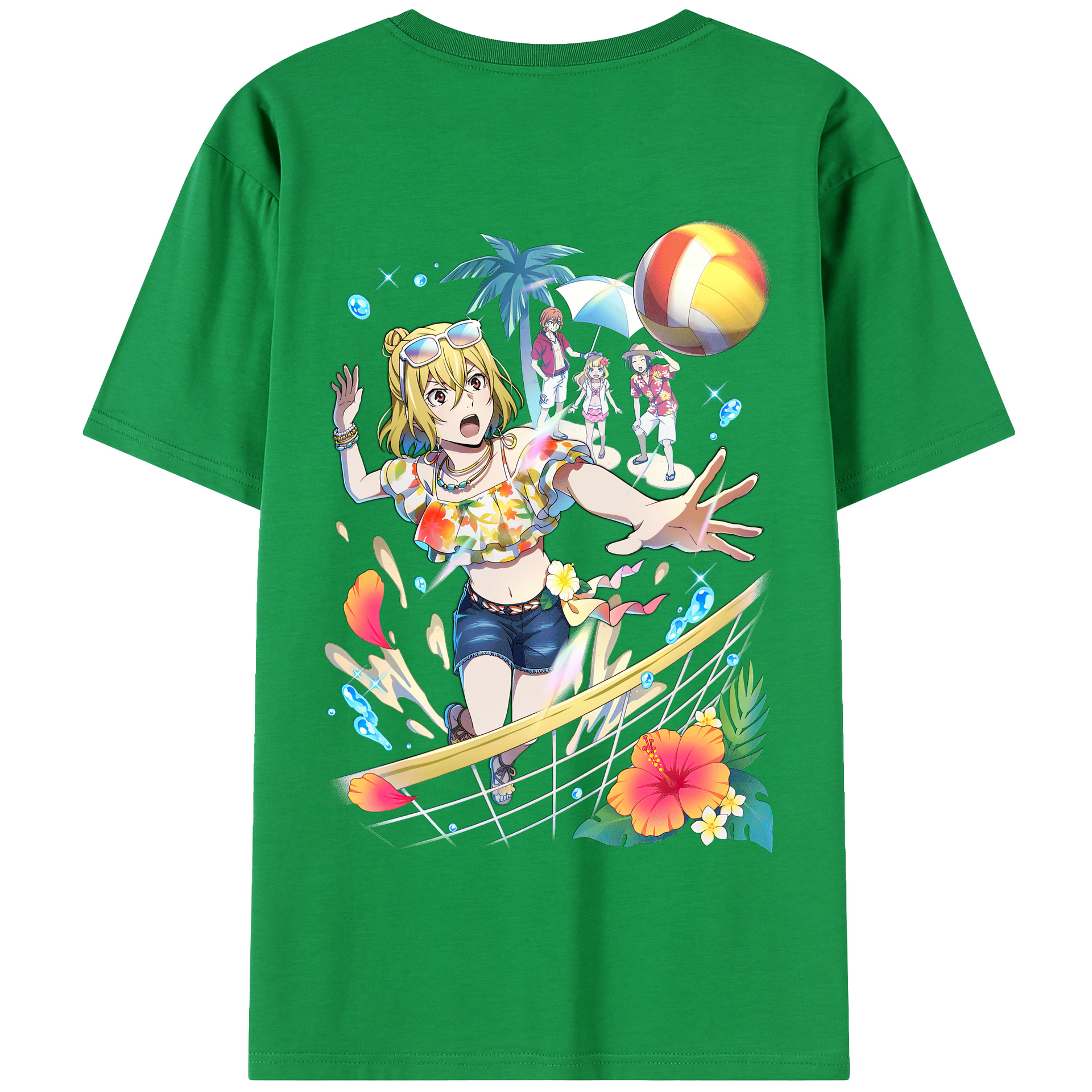 （画像用） 文豪ストレイドッグス Bungo Stray Dogs 綿100％半袖Tシャツ（背面プリント）