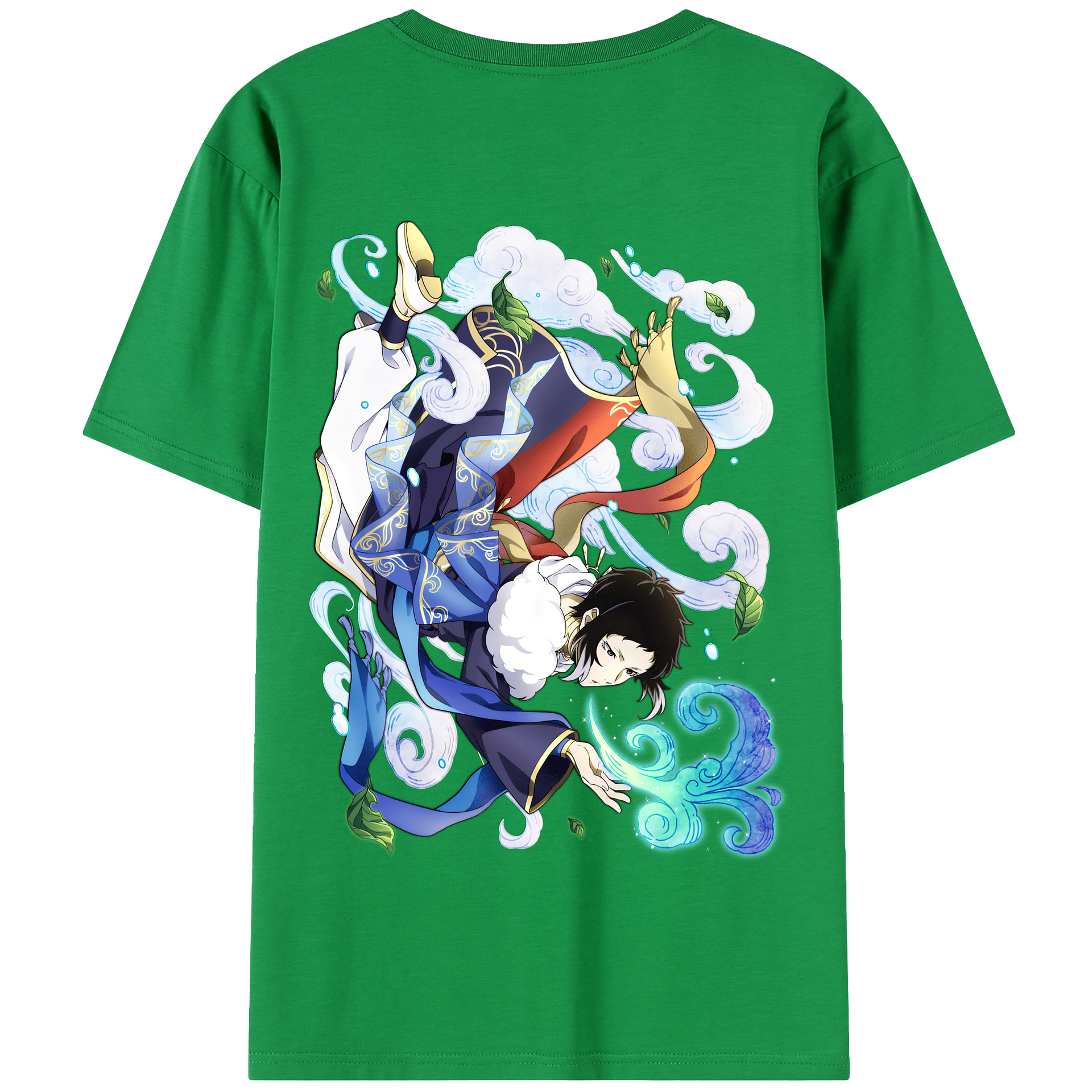（画像用） 文豪ストレイドッグス Bungo Stray Dogs 綿100％半袖Tシャツ（背面プリント）