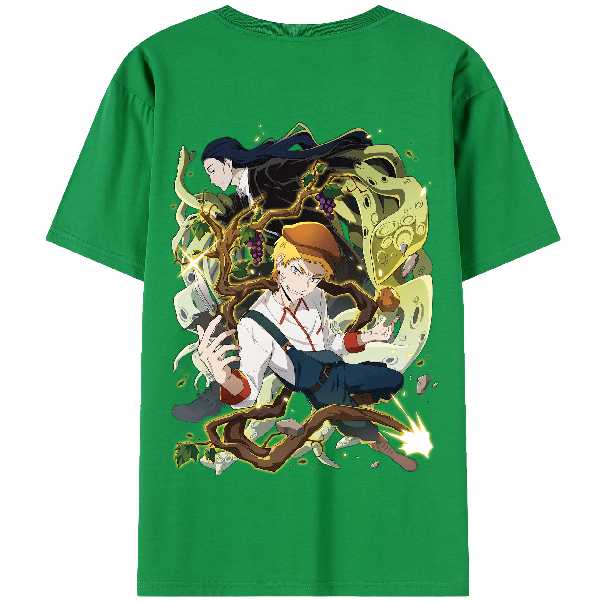 （画像用） 文豪ストレイドッグス Bungo Stray Dogs 綿100％半袖Tシャツ（背面プリント）