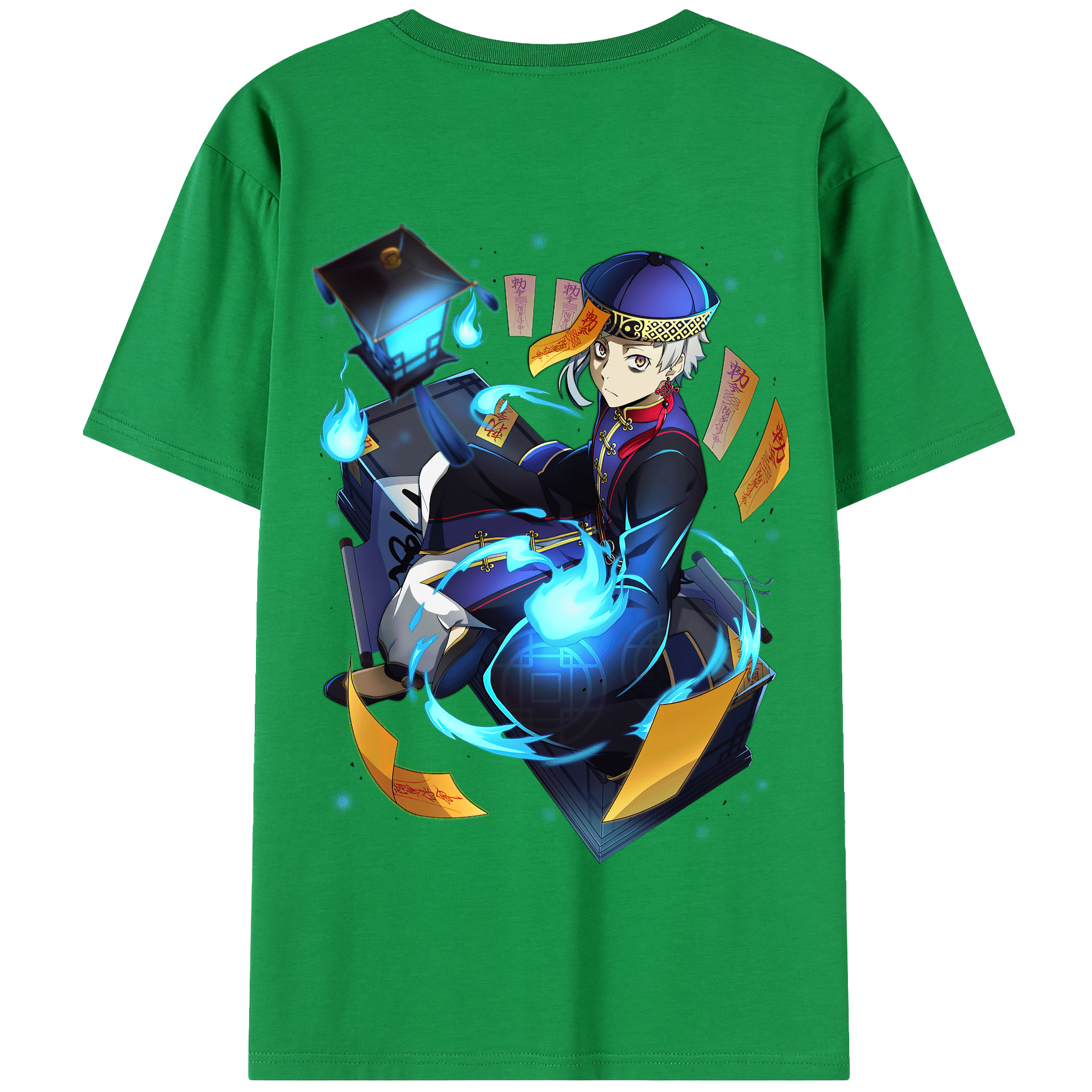 （画像用） 文豪ストレイドッグス Bungo Stray Dogs 綿100％半袖Tシャツ（背面プリント）