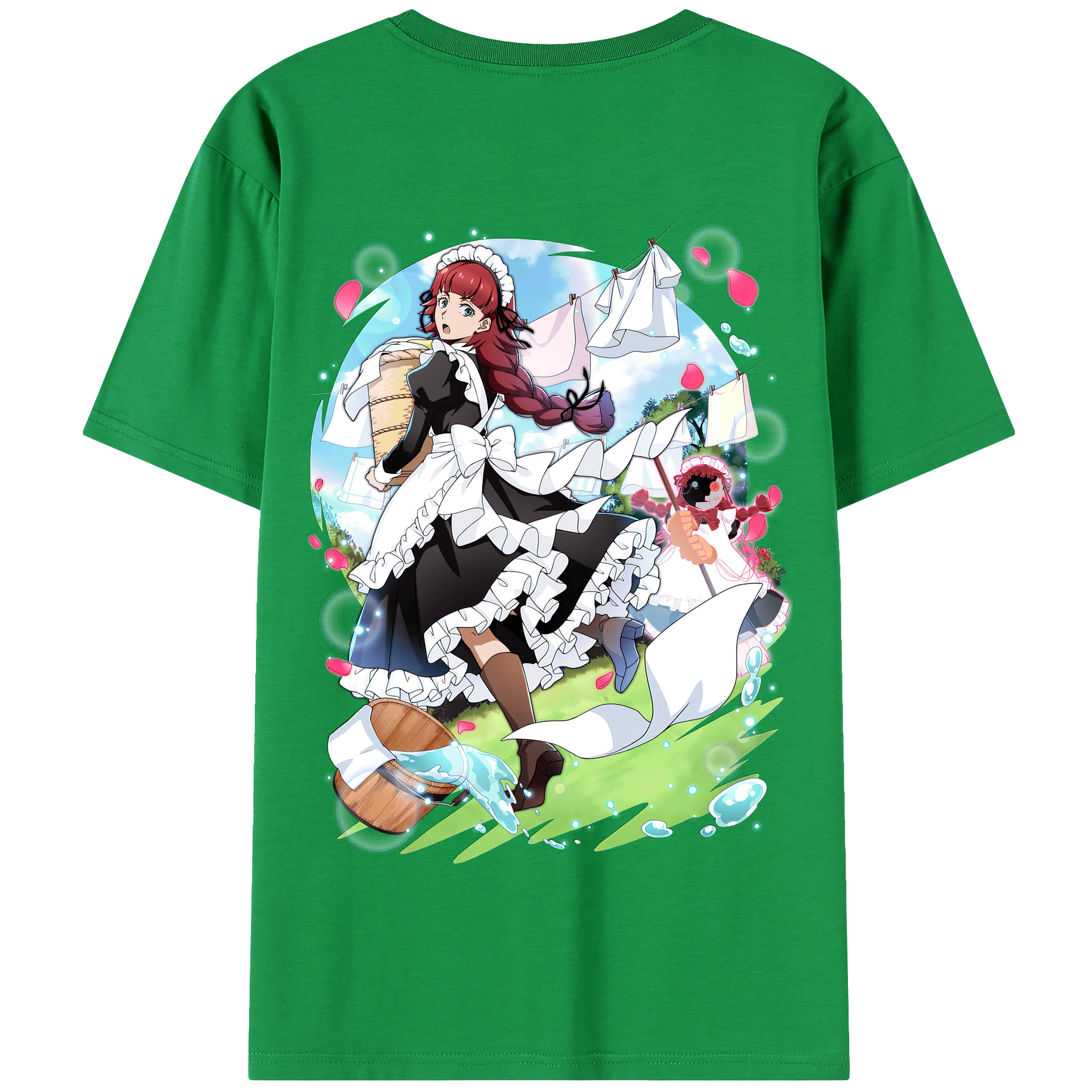 （画像用） 文豪ストレイドッグス Bungo Stray Dogs 綿100％半袖Tシャツ（背面プリント）