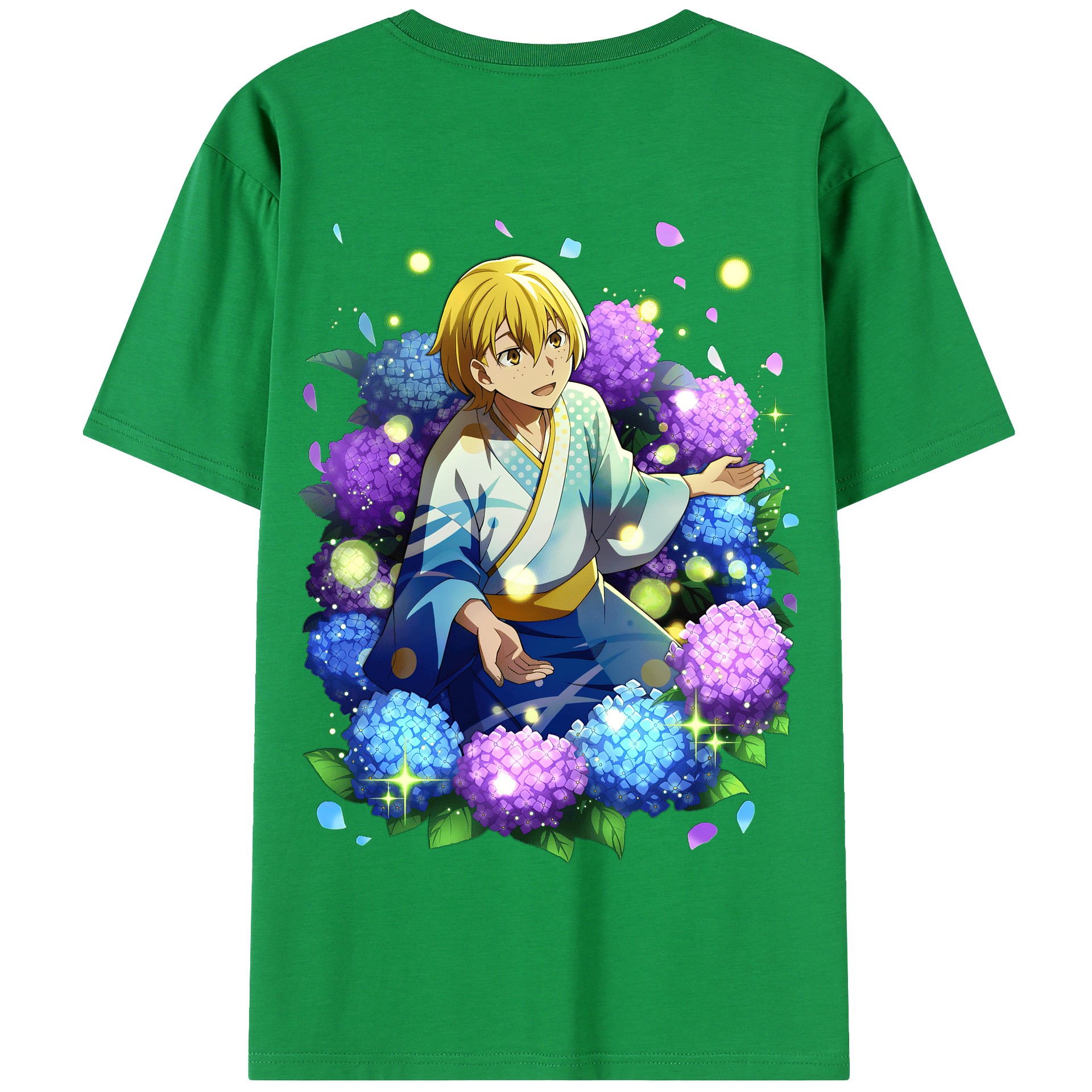 （画像用） 文豪ストレイドッグス Bungo Stray Dogs 綿100％半袖Tシャツ（背面プリント）