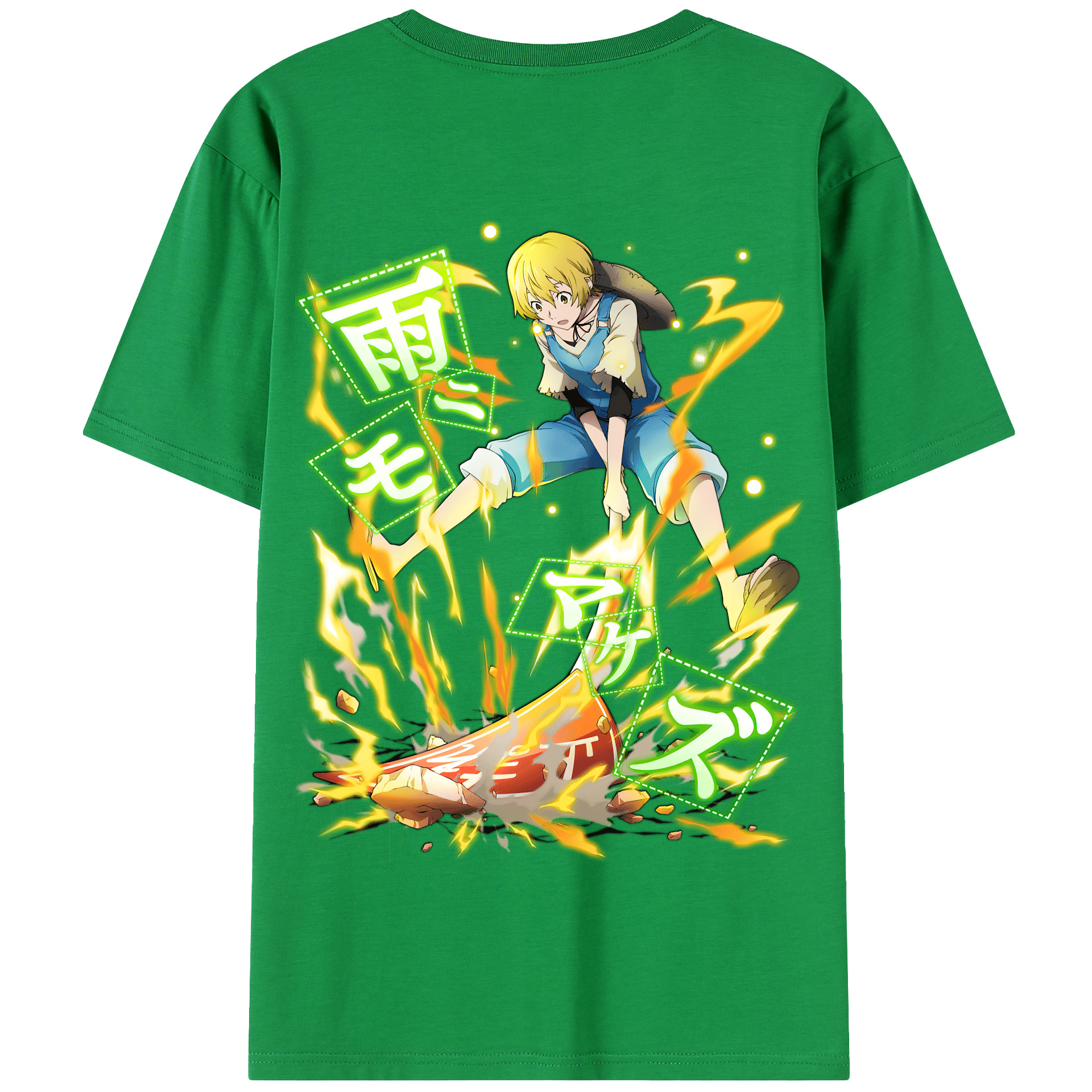 （画像用） 文豪ストレイドッグス Bungo Stray Dogs 綿100％半袖Tシャツ（背面プリント）