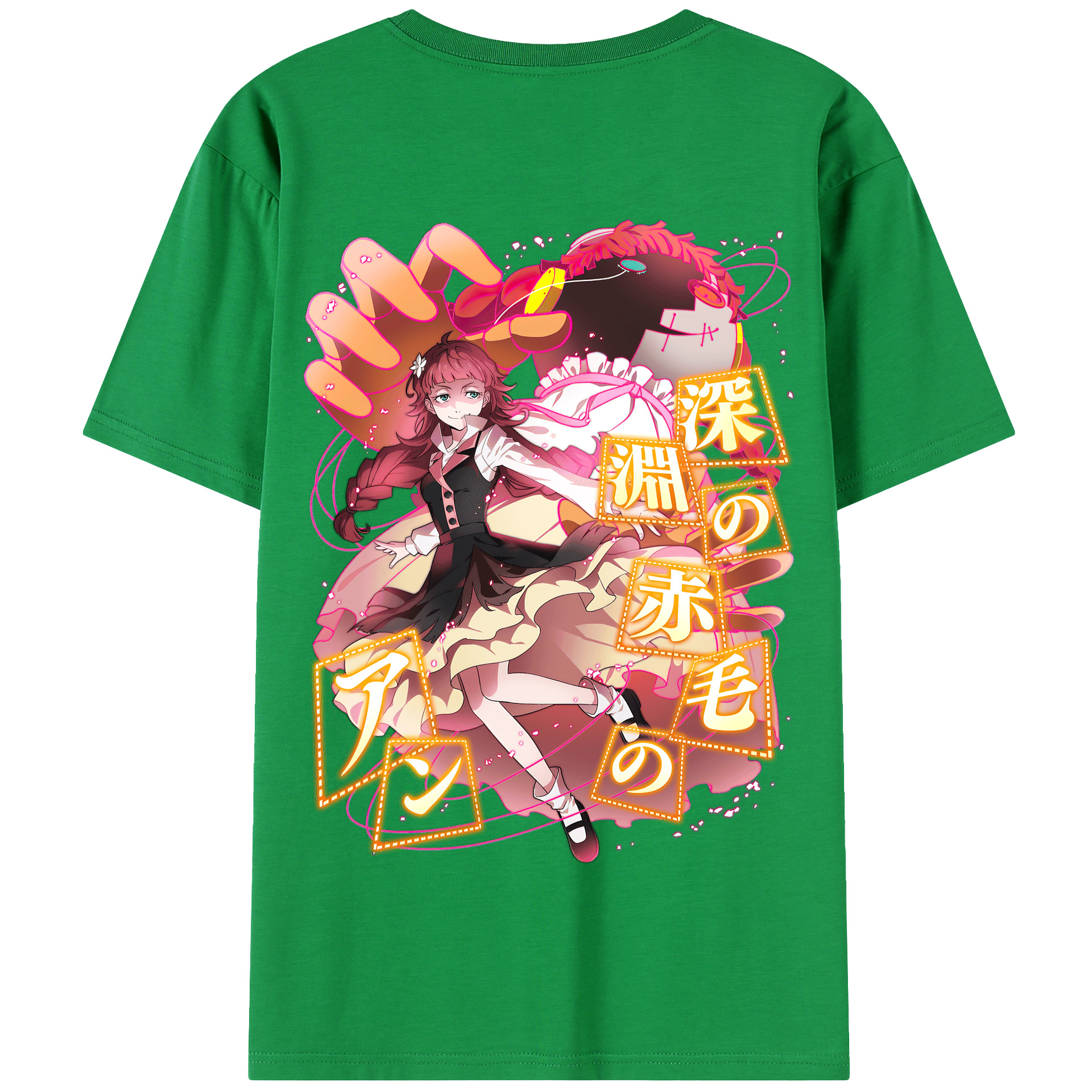 （画像用） 文豪ストレイドッグス Bungo Stray Dogs 綿100％半袖Tシャツ（背面プリント）