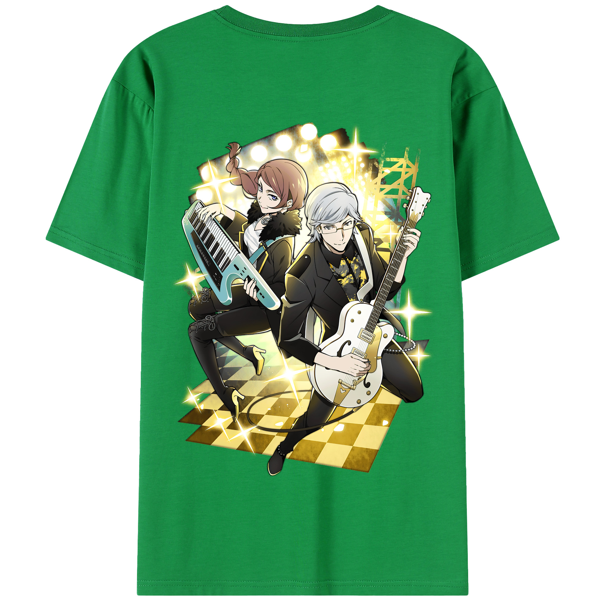 （画像用） 文豪ストレイドッグス Bungo Stray Dogs 綿100％半袖Tシャツ（背面プリント）