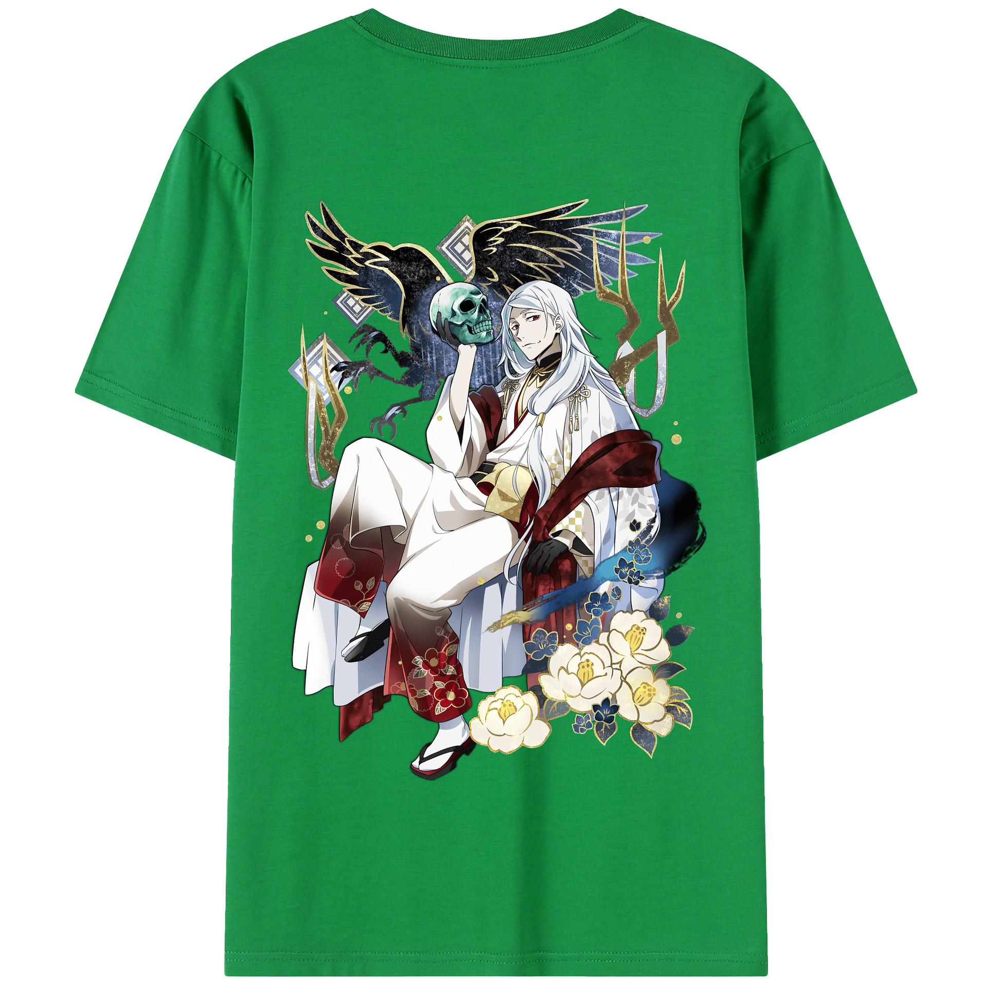（画像用） 文豪ストレイドッグス Bungo Stray Dogs 綿100％半袖Tシャツ（背面プリント）