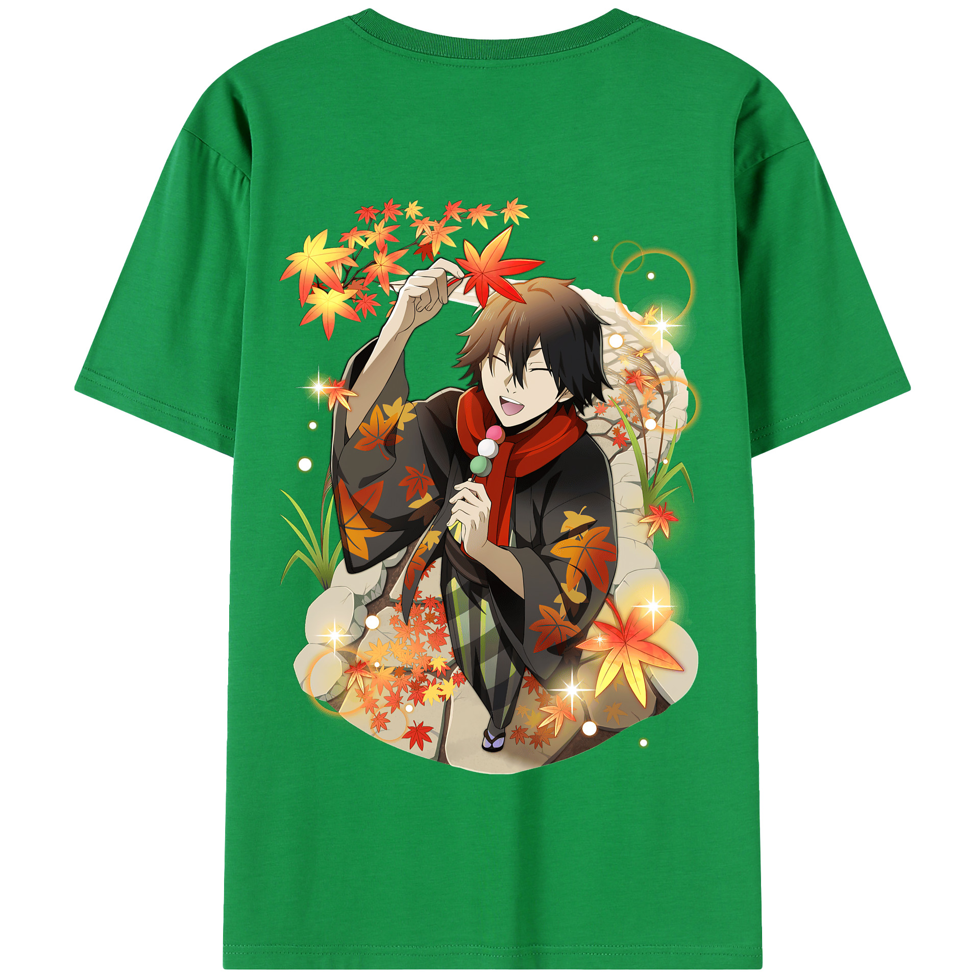 （画像用） 文豪ストレイドッグス Bungo Stray Dogs 綿100％半袖Tシャツ（背面プリント）