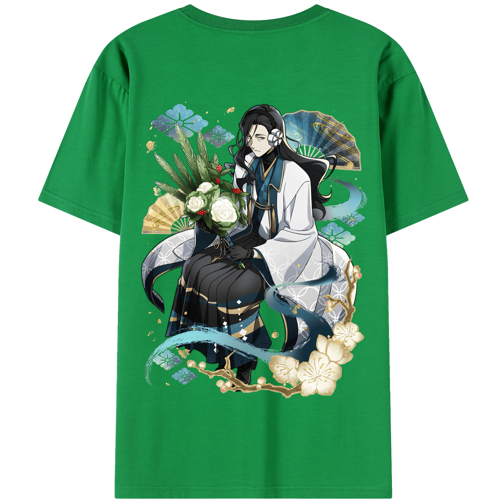 （画像用） 文豪ストレイドッグス Bungo Stray Dogs 綿100％半袖Tシャツ（背面プリント）