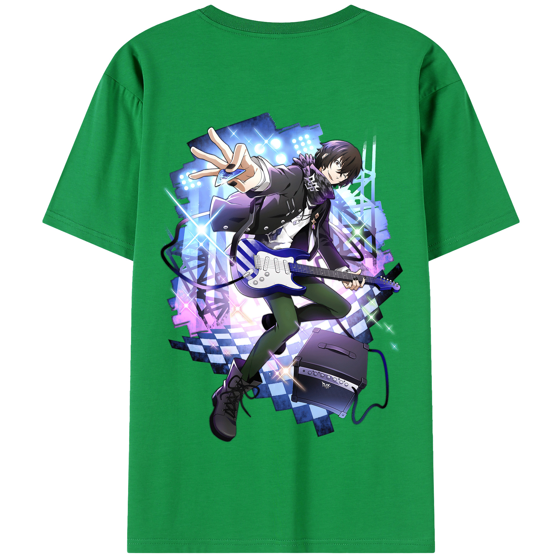 （画像用） 文豪ストレイドッグス Bungo Stray Dogs 綿100％半袖Tシャツ（背面プリント）