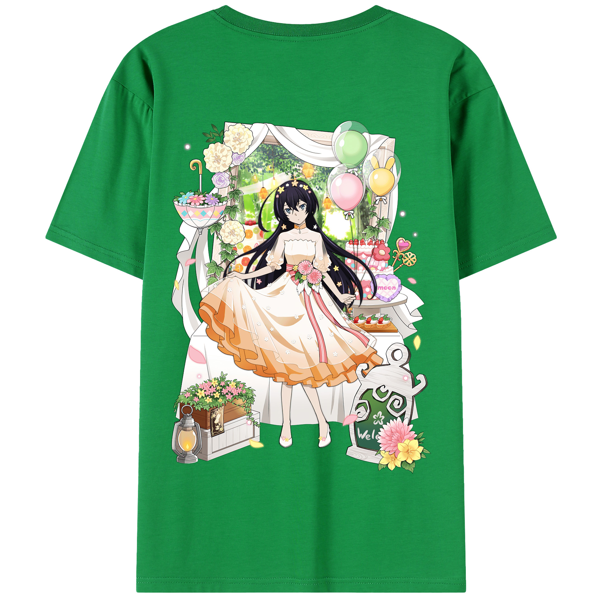 （画像用） 文豪ストレイドッグス Bungo Stray Dogs 綿100％半袖Tシャツ（背面プリント）