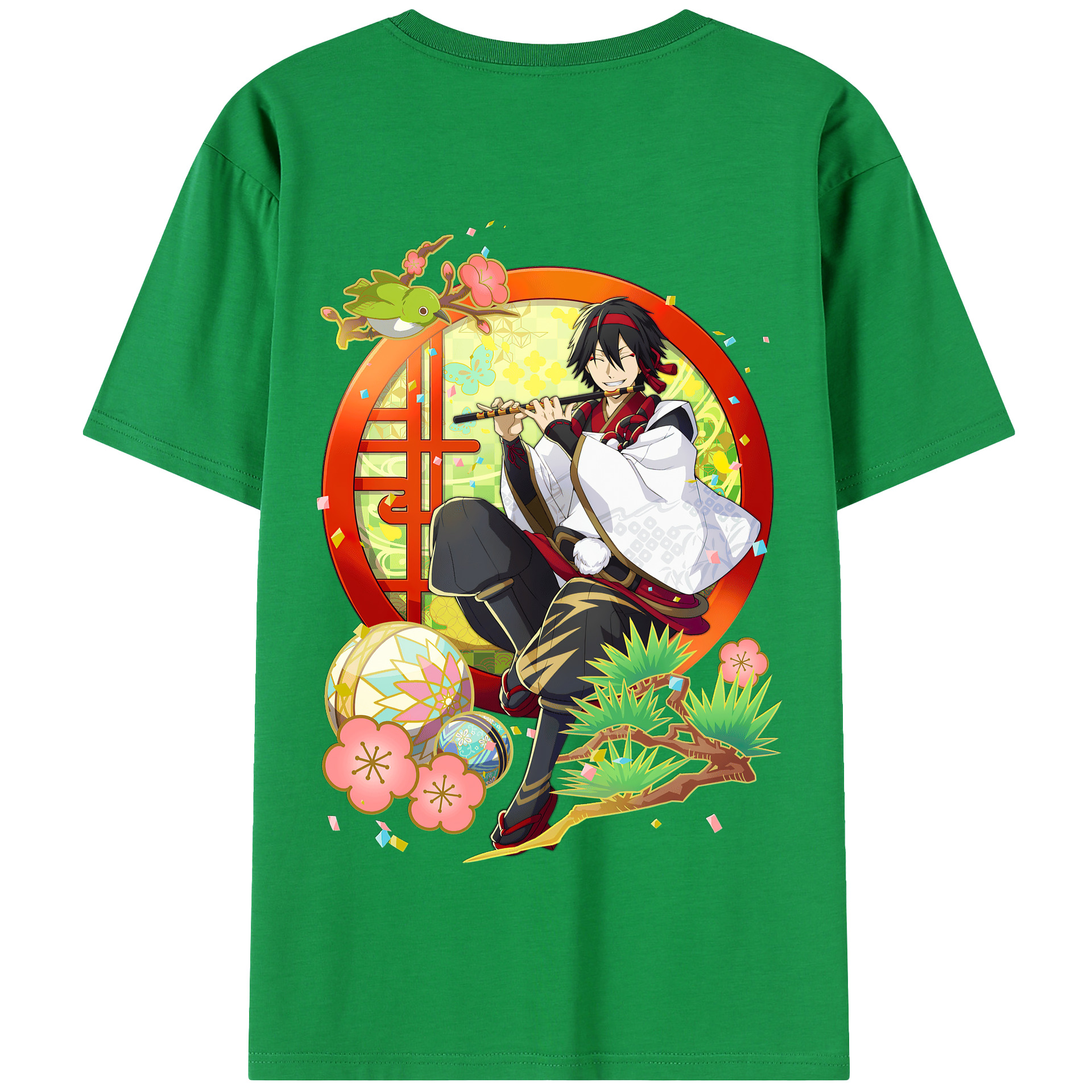 （画像用） 文豪ストレイドッグス Bungo Stray Dogs 綿100％半袖Tシャツ（背面プリント）
