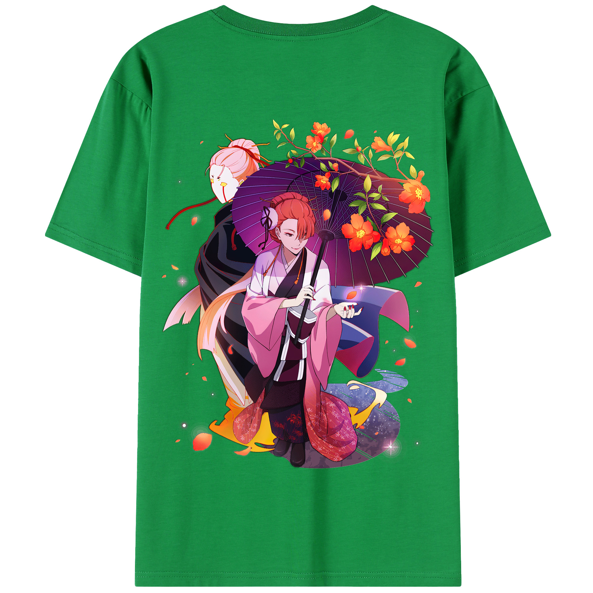（画像用） 文豪ストレイドッグス Bungo Stray Dogs 綿100％半袖Tシャツ（背面プリント）
