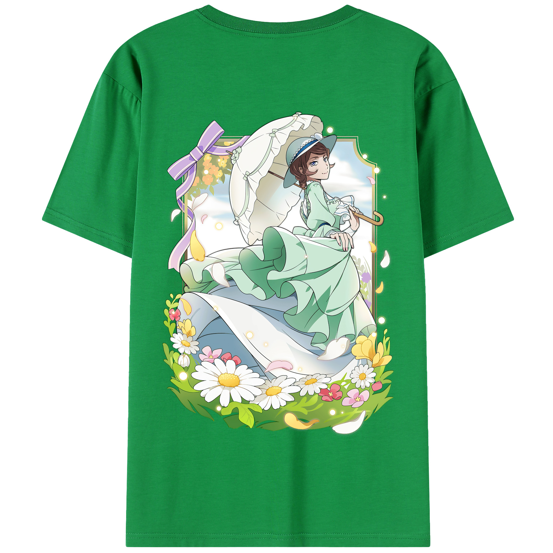 （画像用） 文豪ストレイドッグス Bungo Stray Dogs 綿100％半袖Tシャツ（背面プリント）