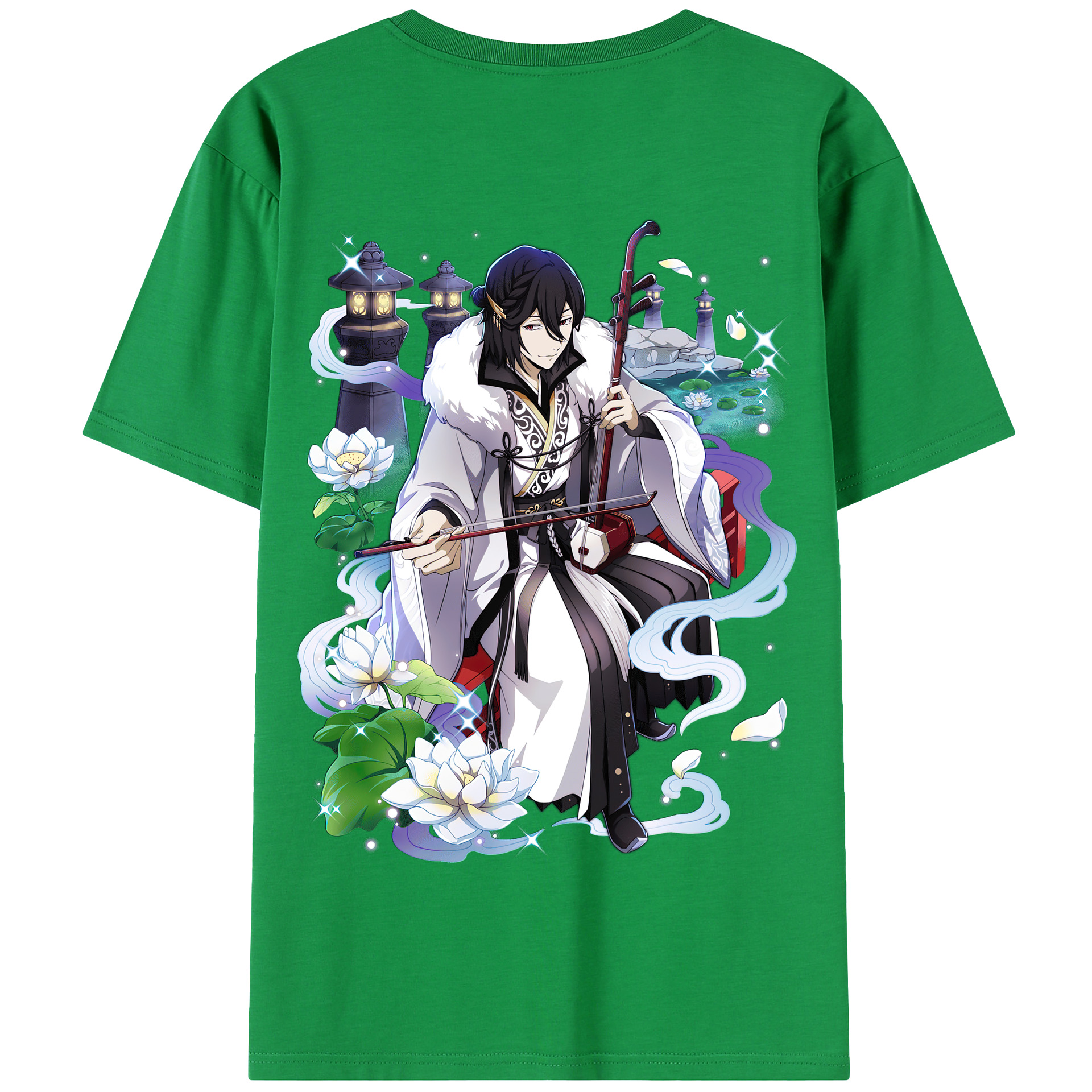 （画像用） 文豪ストレイドッグス Bungo Stray Dogs 綿100％半袖Tシャツ（背面プリント）