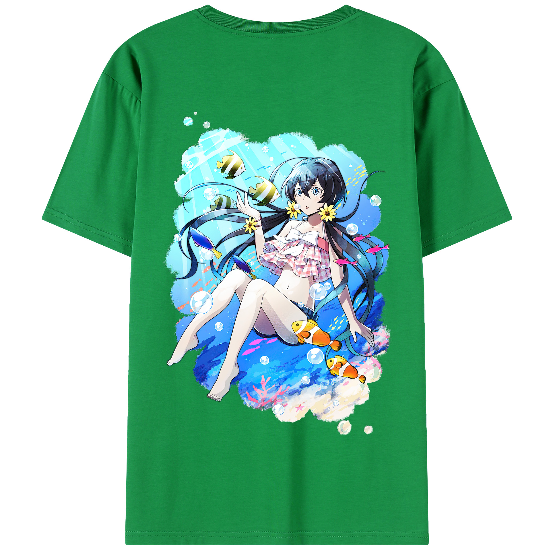 （画像用） 文豪ストレイドッグス Bungo Stray Dogs 綿100％半袖Tシャツ（背面プリント）