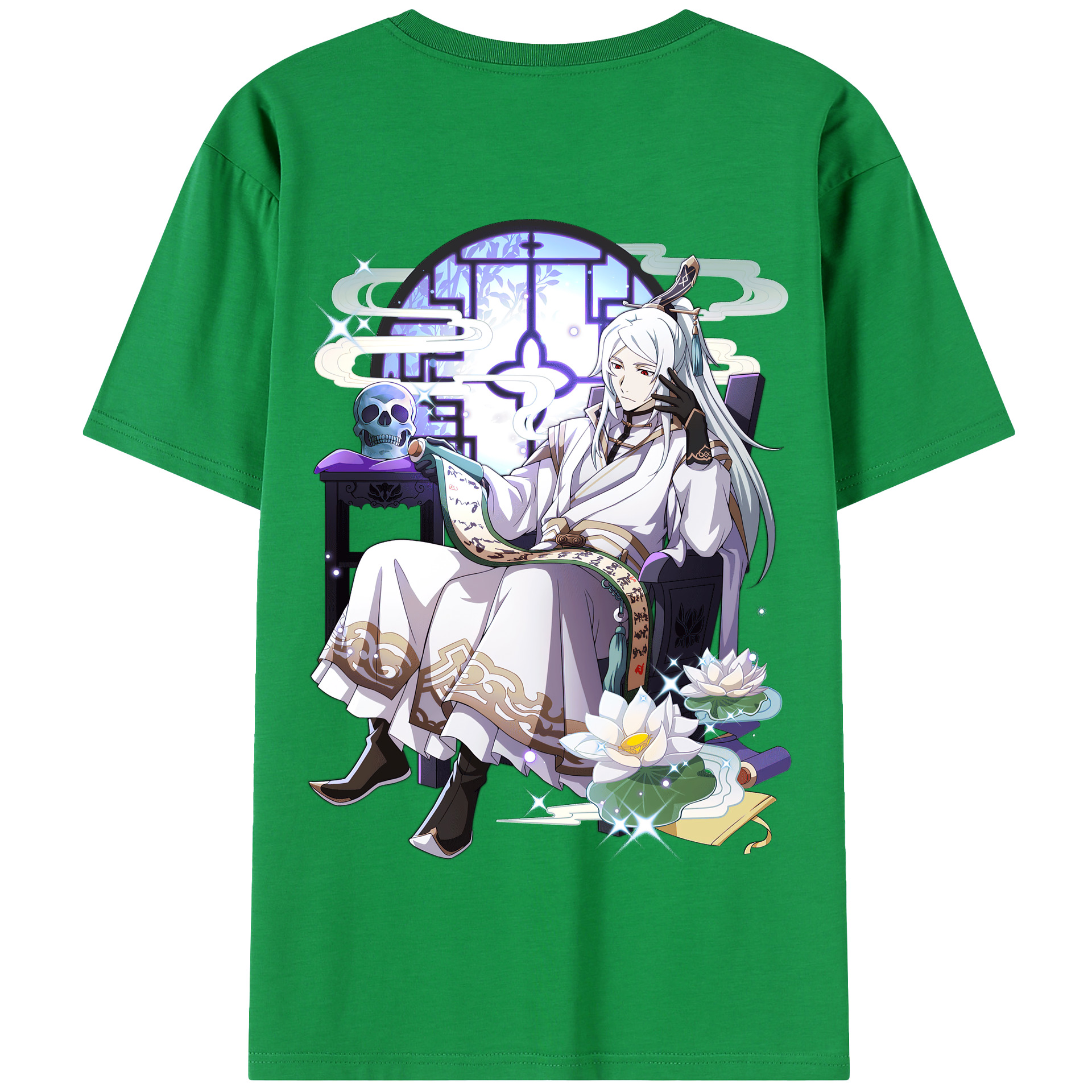 （画像用） 文豪ストレイドッグス Bungo Stray Dogs 綿100％半袖Tシャツ（背面プリント）