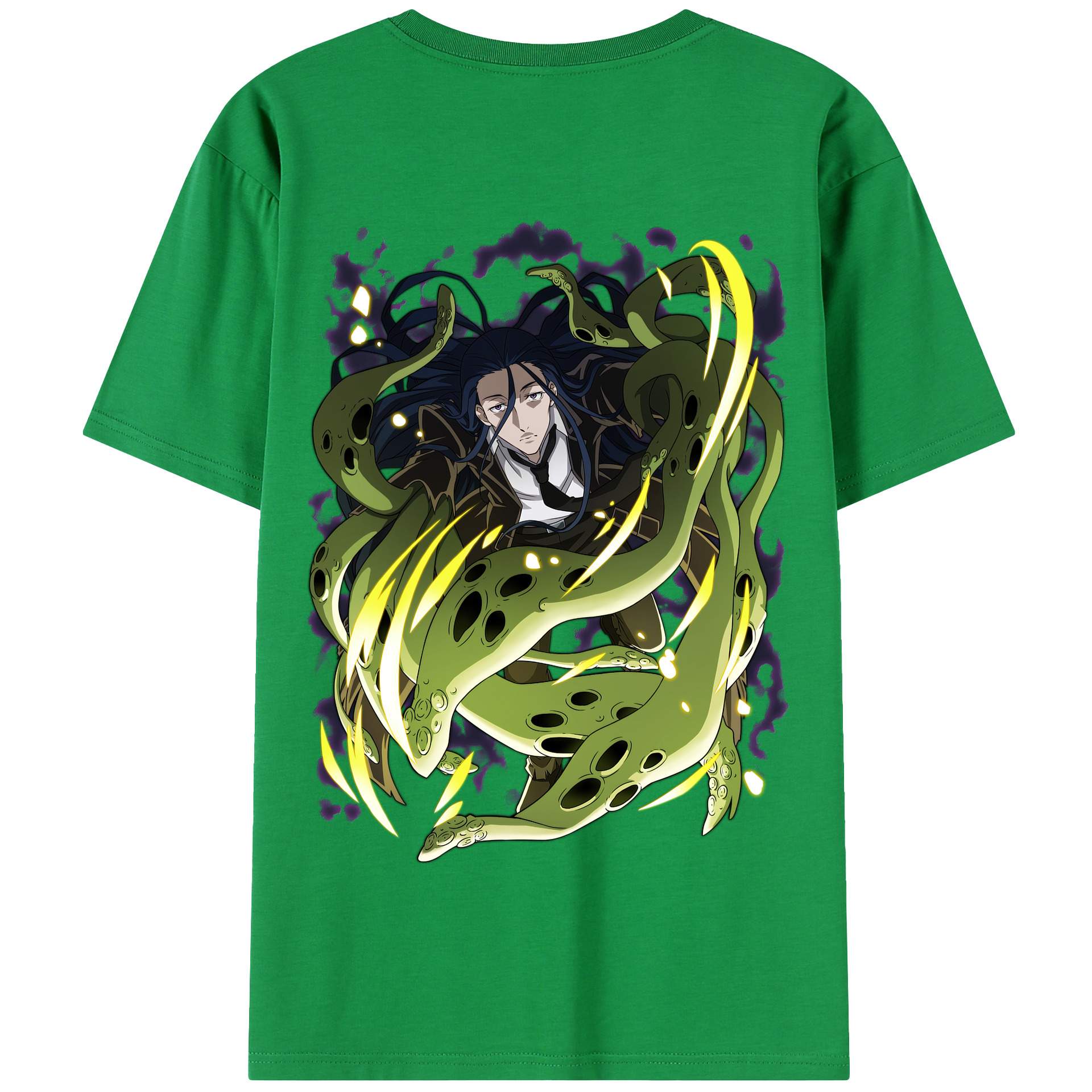 （画像用） 文豪ストレイドッグス Bungo Stray Dogs 綿100％半袖Tシャツ（背面プリント）