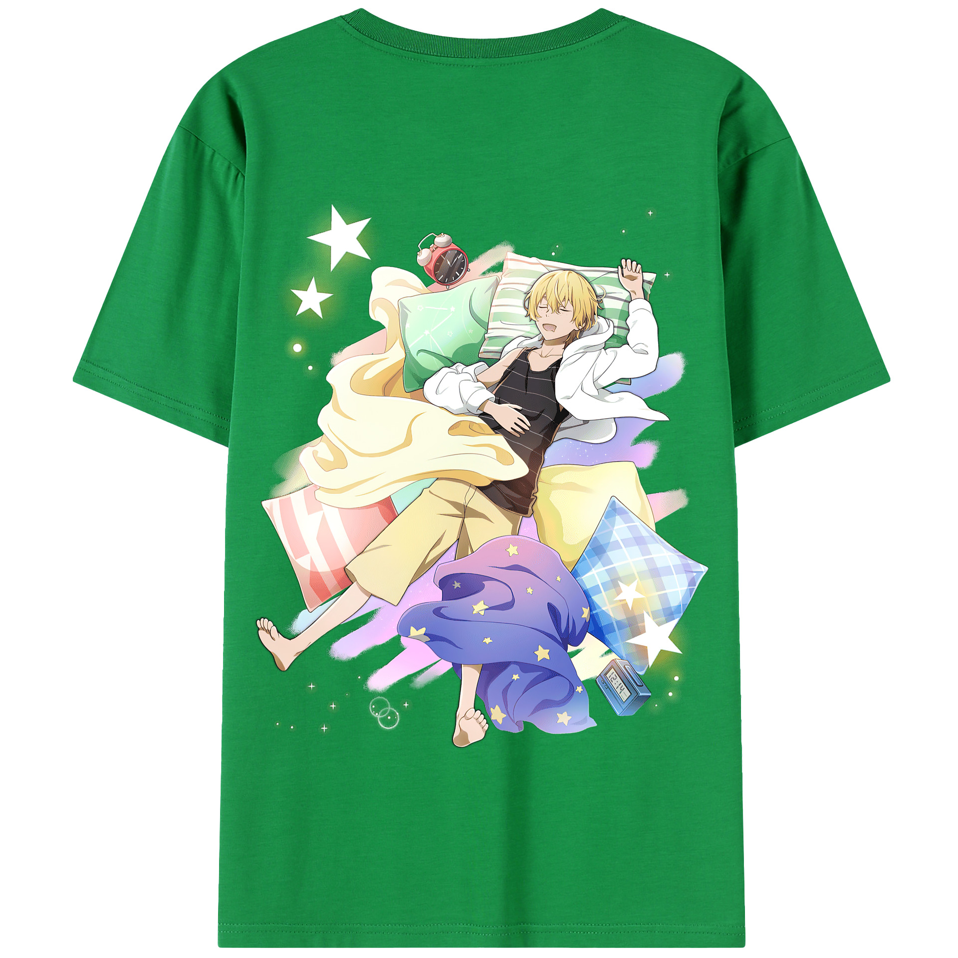 （画像用） 文豪ストレイドッグス Bungo Stray Dogs 綿100％半袖Tシャツ（背面プリント）