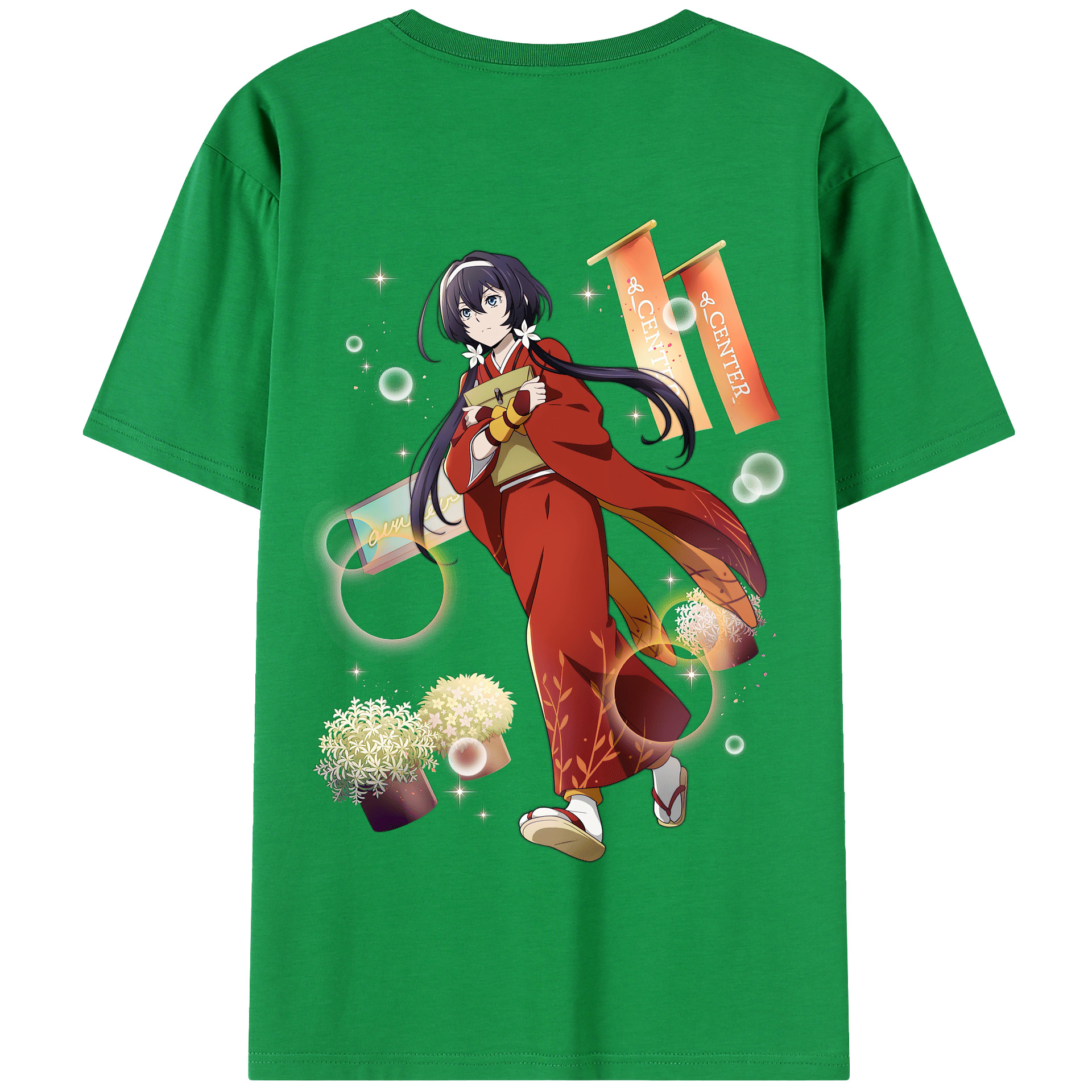 （画像用） 文豪ストレイドッグス Bungo Stray Dogs 綿100％半袖Tシャツ（背面プリント）