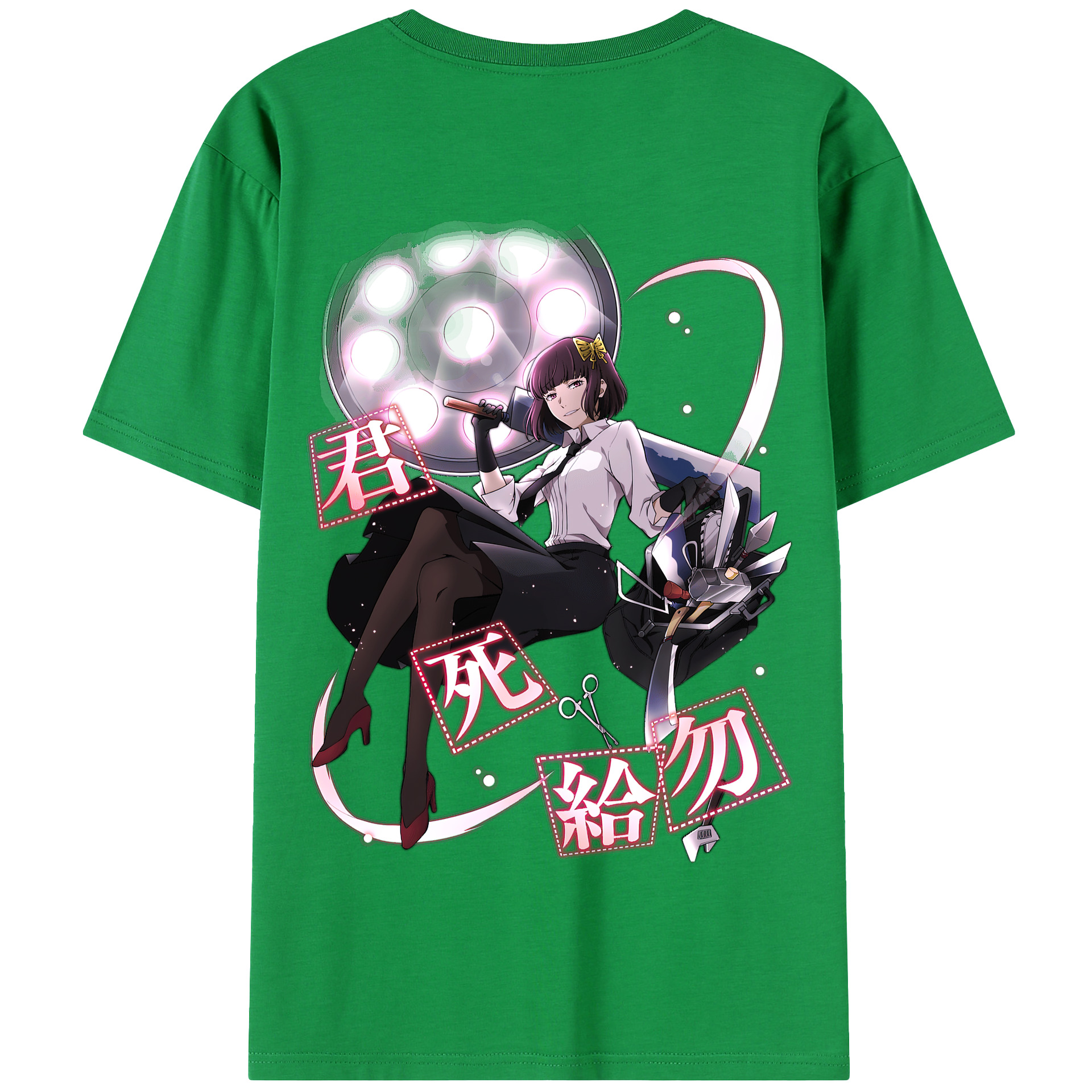 （画像用） 文豪ストレイドッグス Bungo Stray Dogs 綿100％半袖Tシャツ（背面プリント）