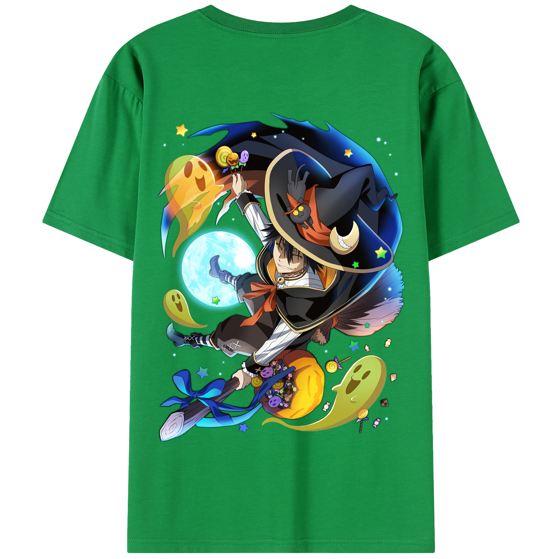 （画像用） 文豪ストレイドッグス Bungo Stray Dogs 綿100％半袖Tシャツ（背面プリント）