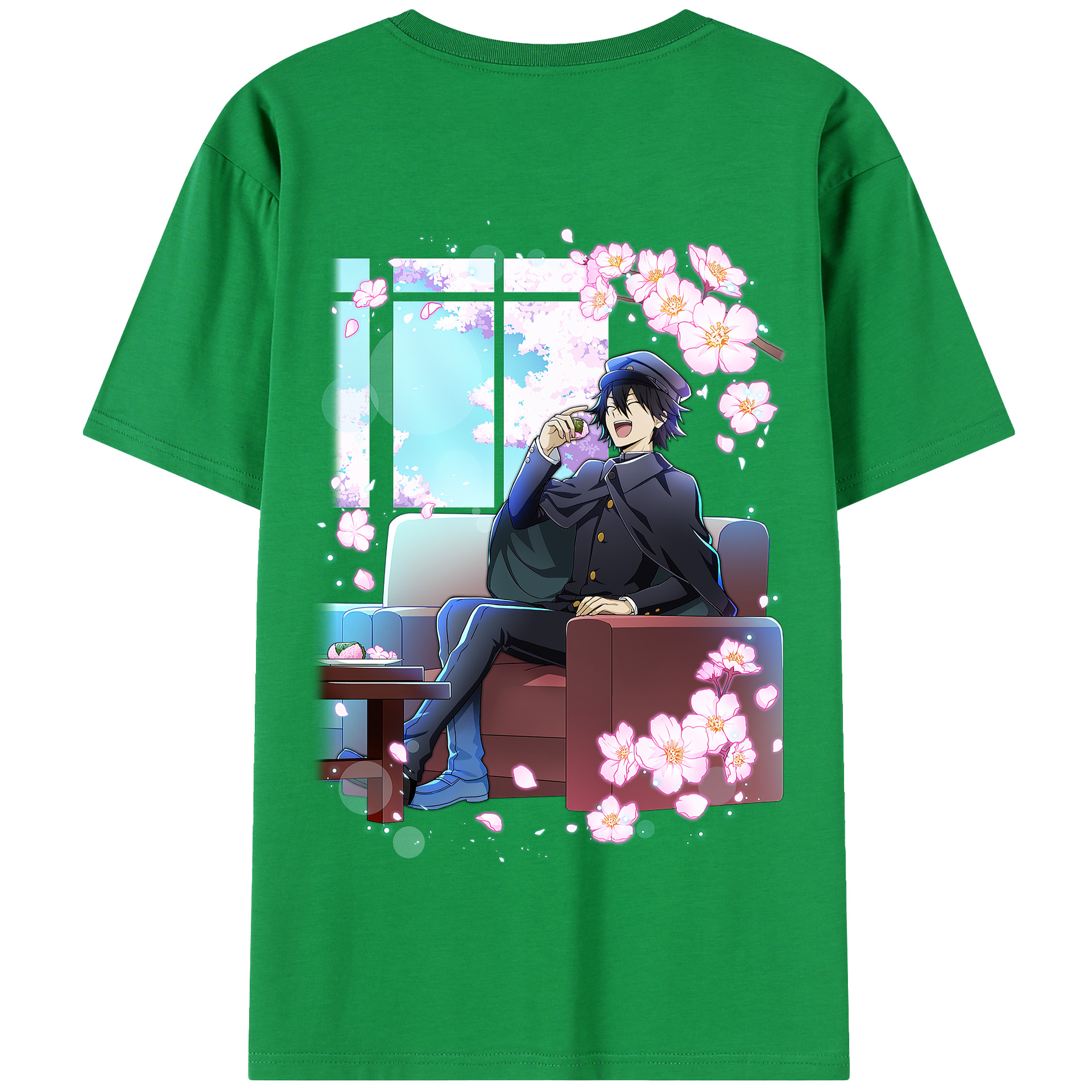 （画像用） 文豪ストレイドッグス Bungo Stray Dogs 綿100％半袖Tシャツ（背面プリント）