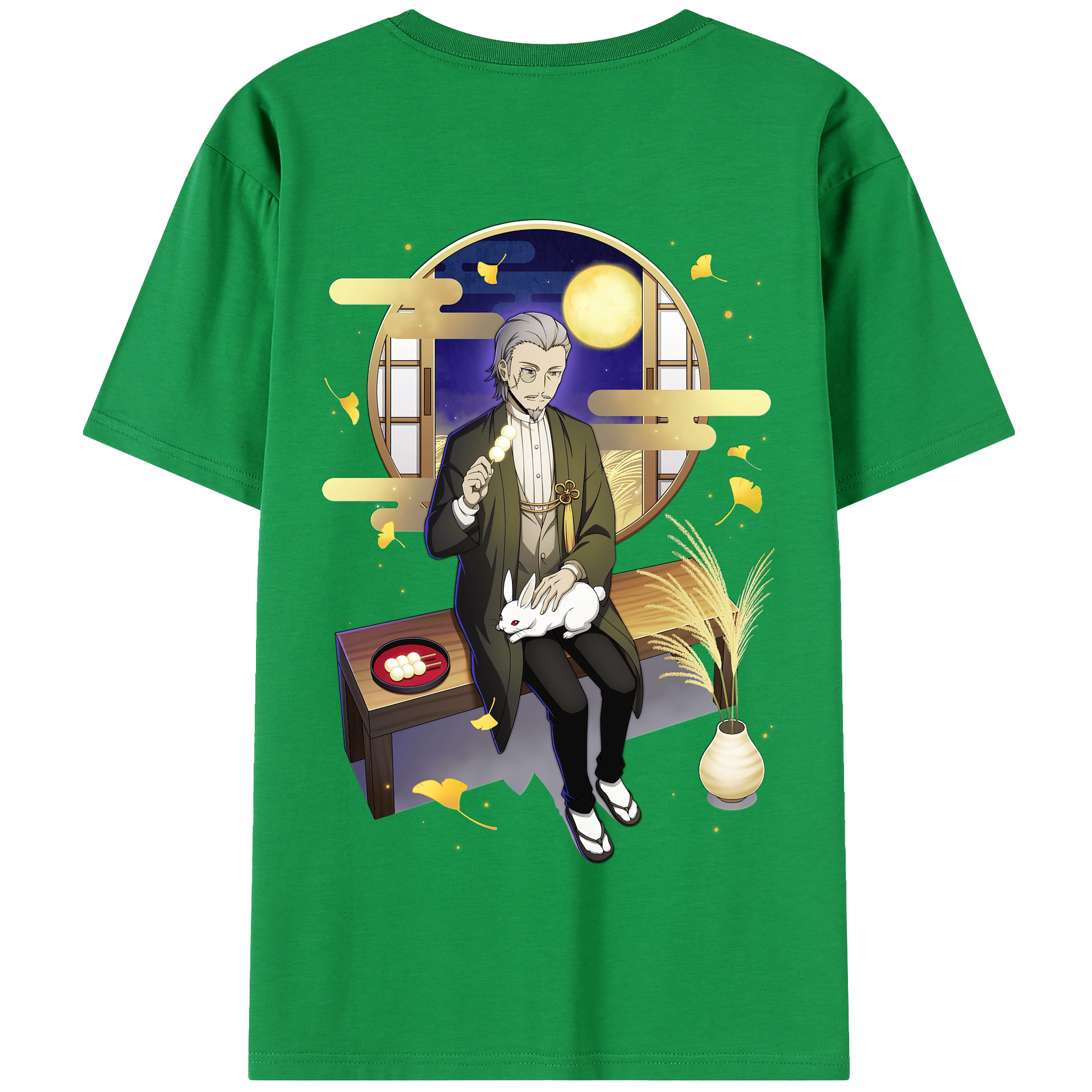 （画像用） 文豪ストレイドッグス Bungo Stray Dogs 綿100％半袖Tシャツ（背面プリント）